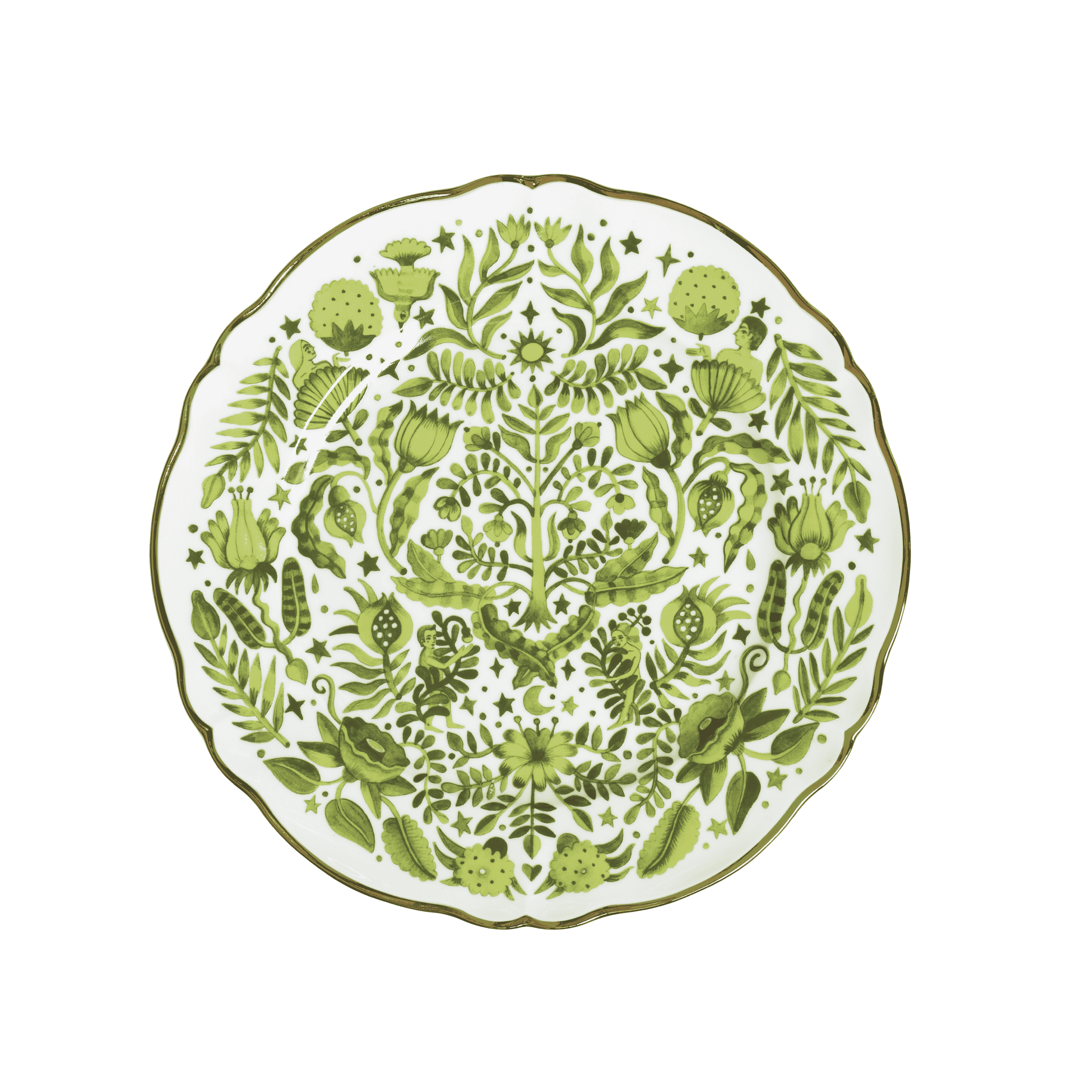 Bajo Plato Eden All Over Green