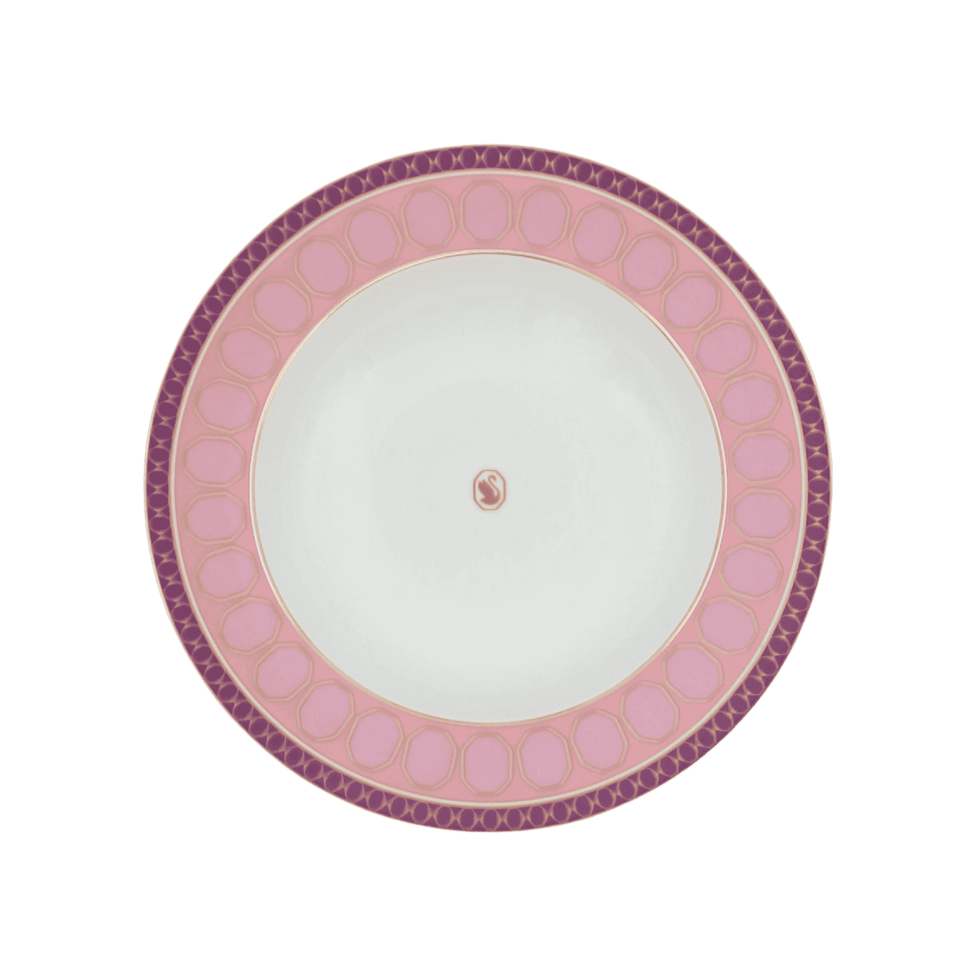 Plato Hondo Signum Decorado Rose