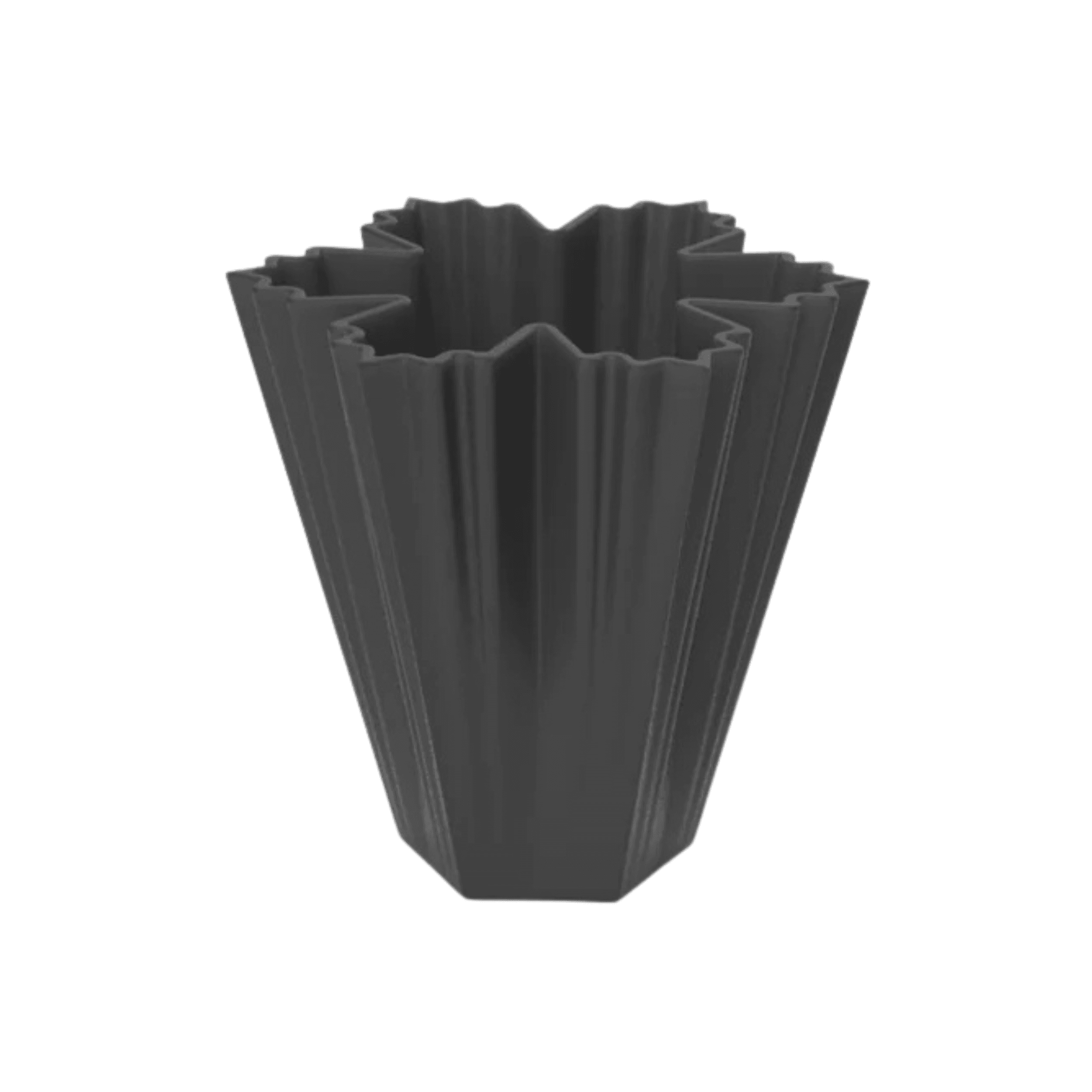 Jarron Gelo Ii Porcelana Negro