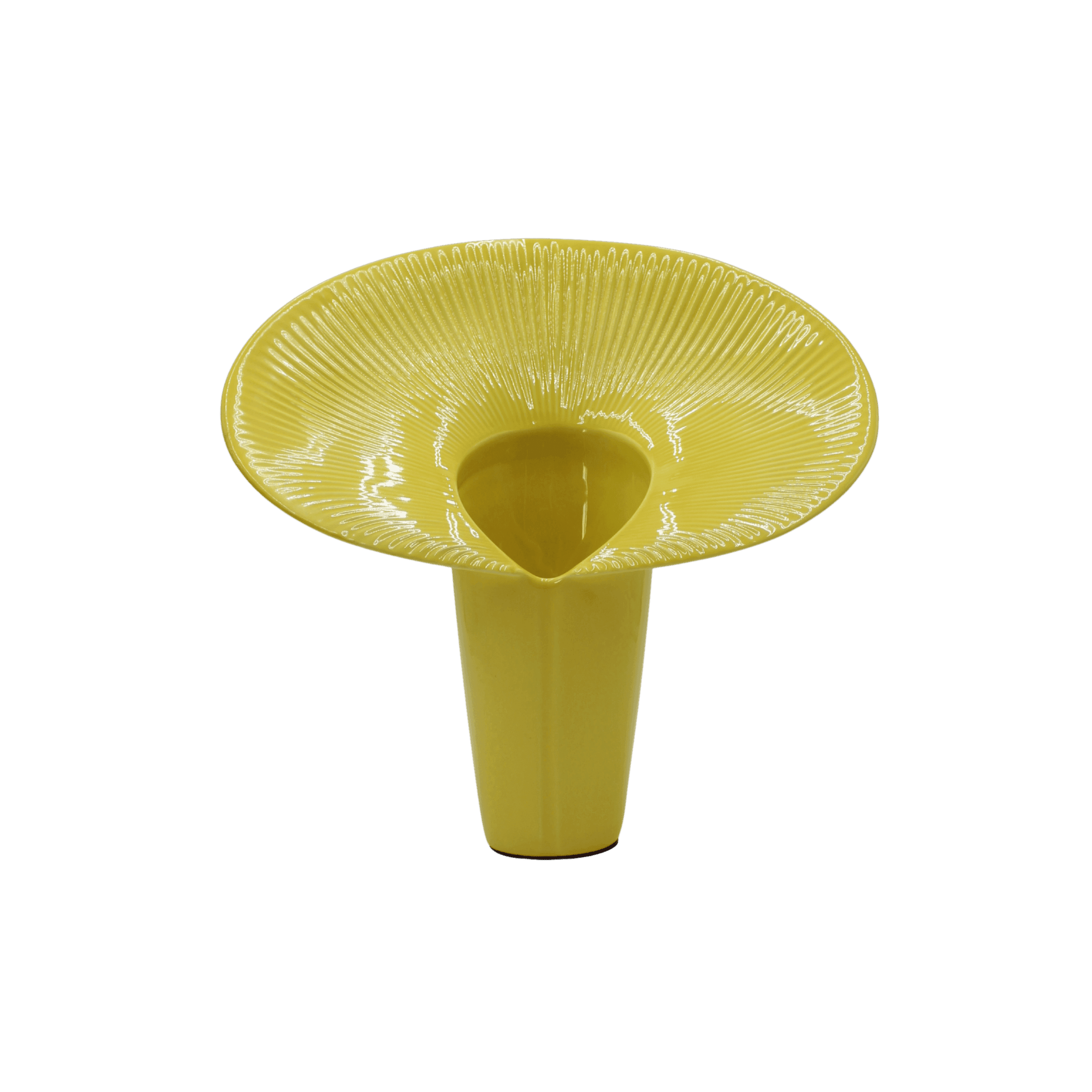 Jarron Fusca 2 Glossy Lemon Yellow