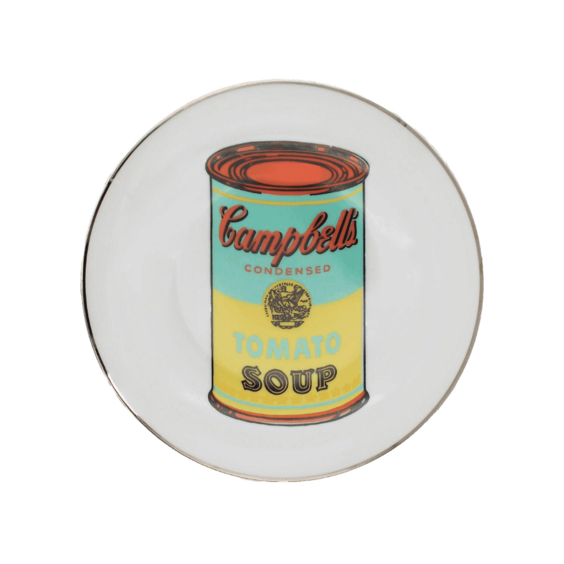 Plato para Ensalada Campbell Yellow Platinum