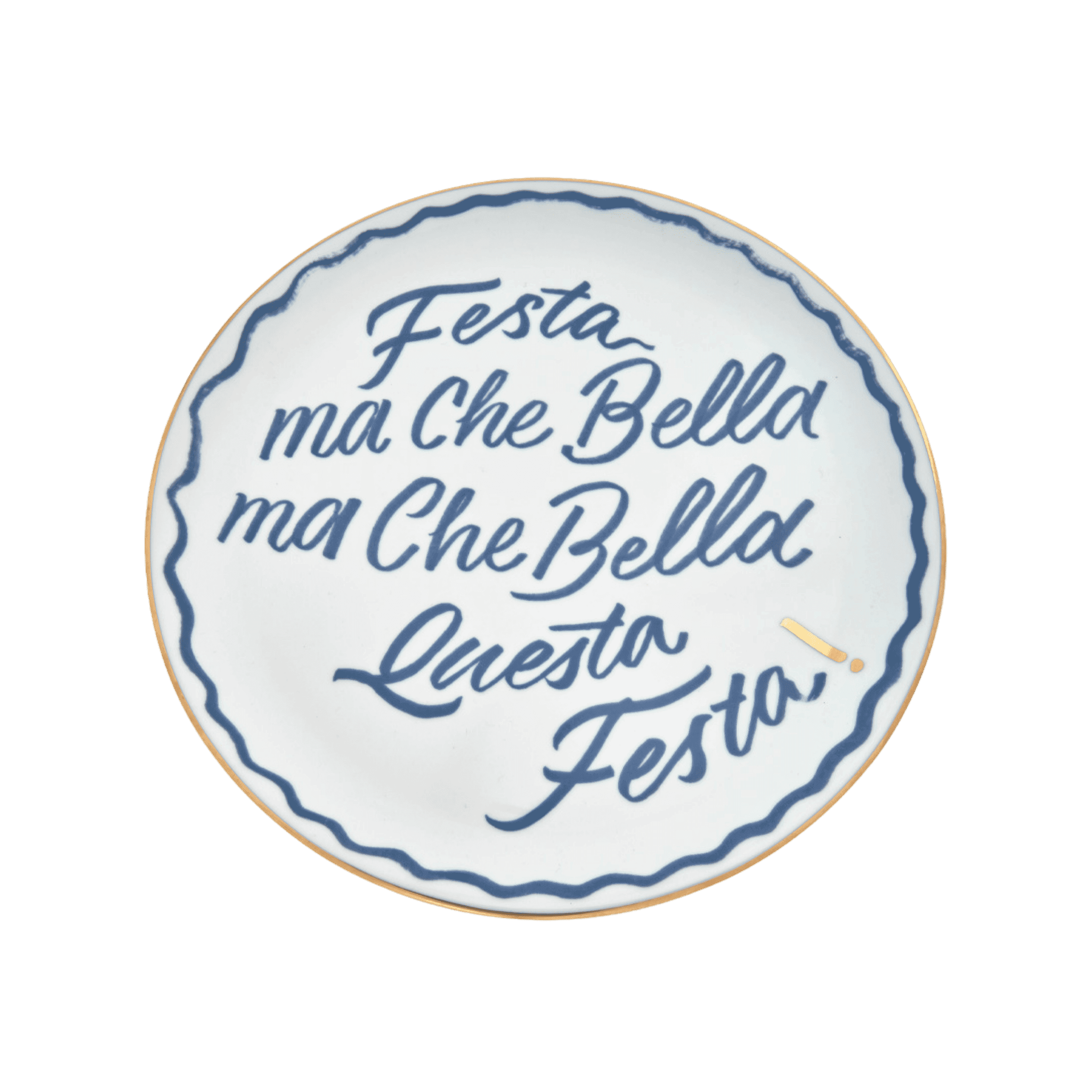 Plato para Pizza Festa Ma Che Bella Questa