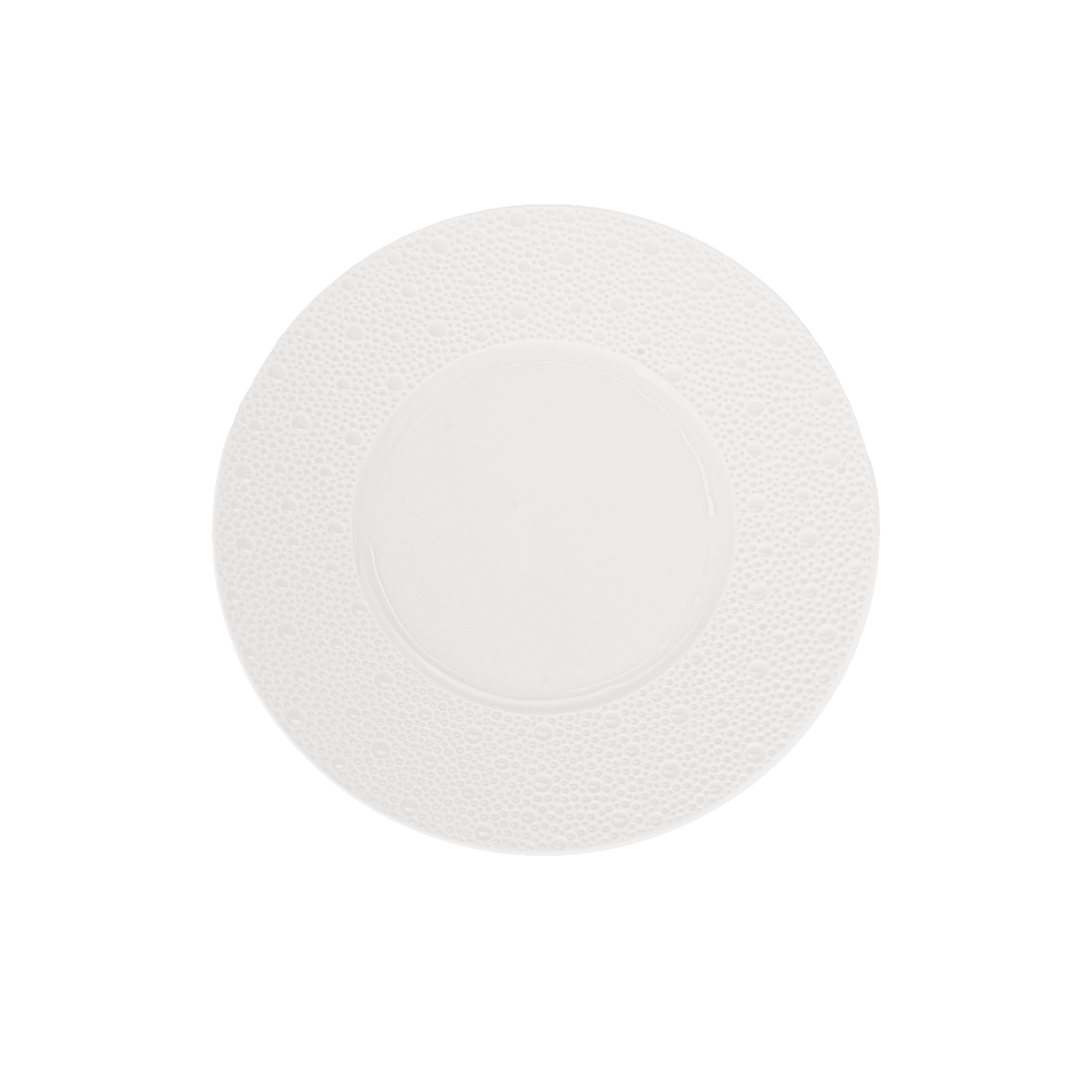 Plato para Ensalada Ecume White Mate Rim