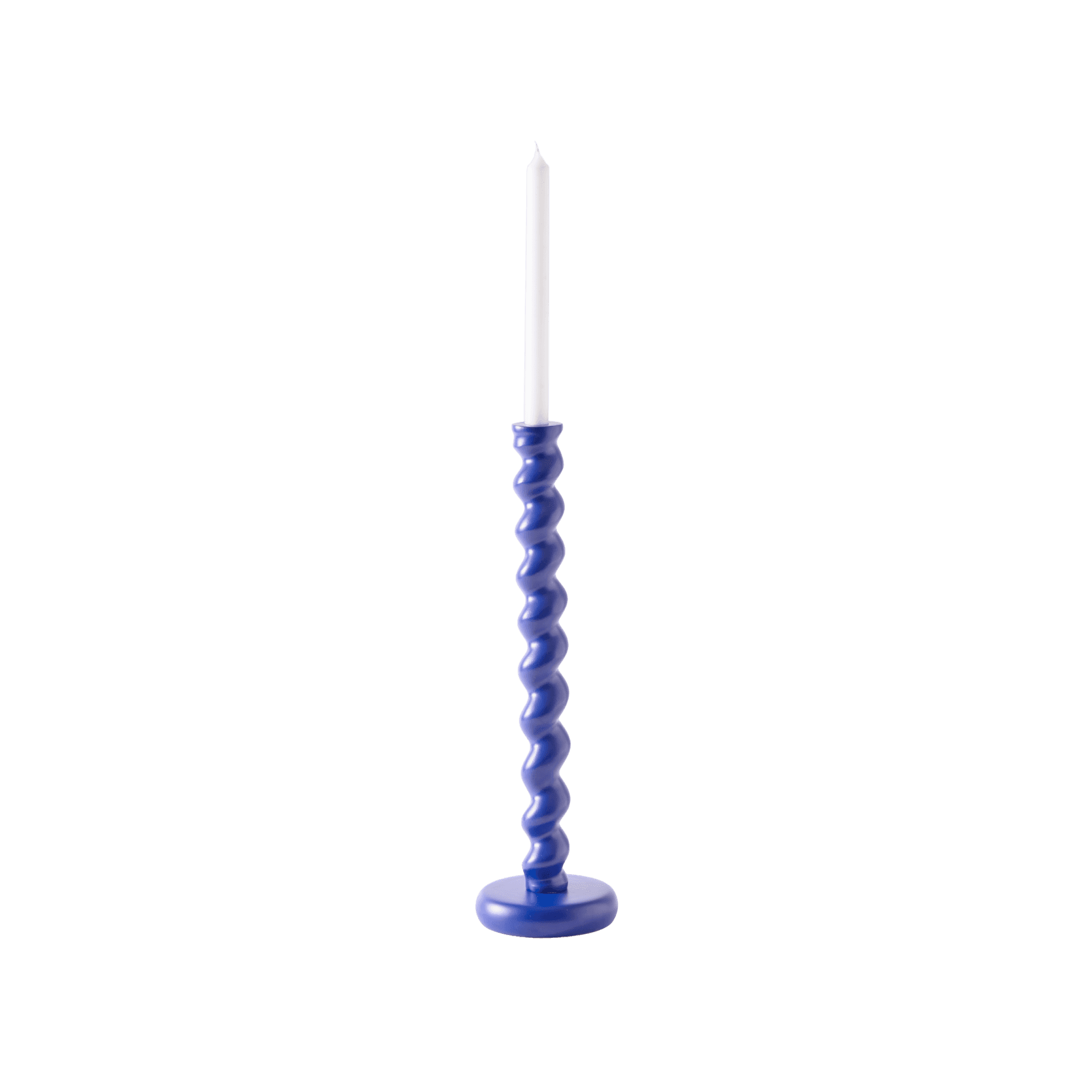 Candelabro Twister Extra Grande Azul Indigo
