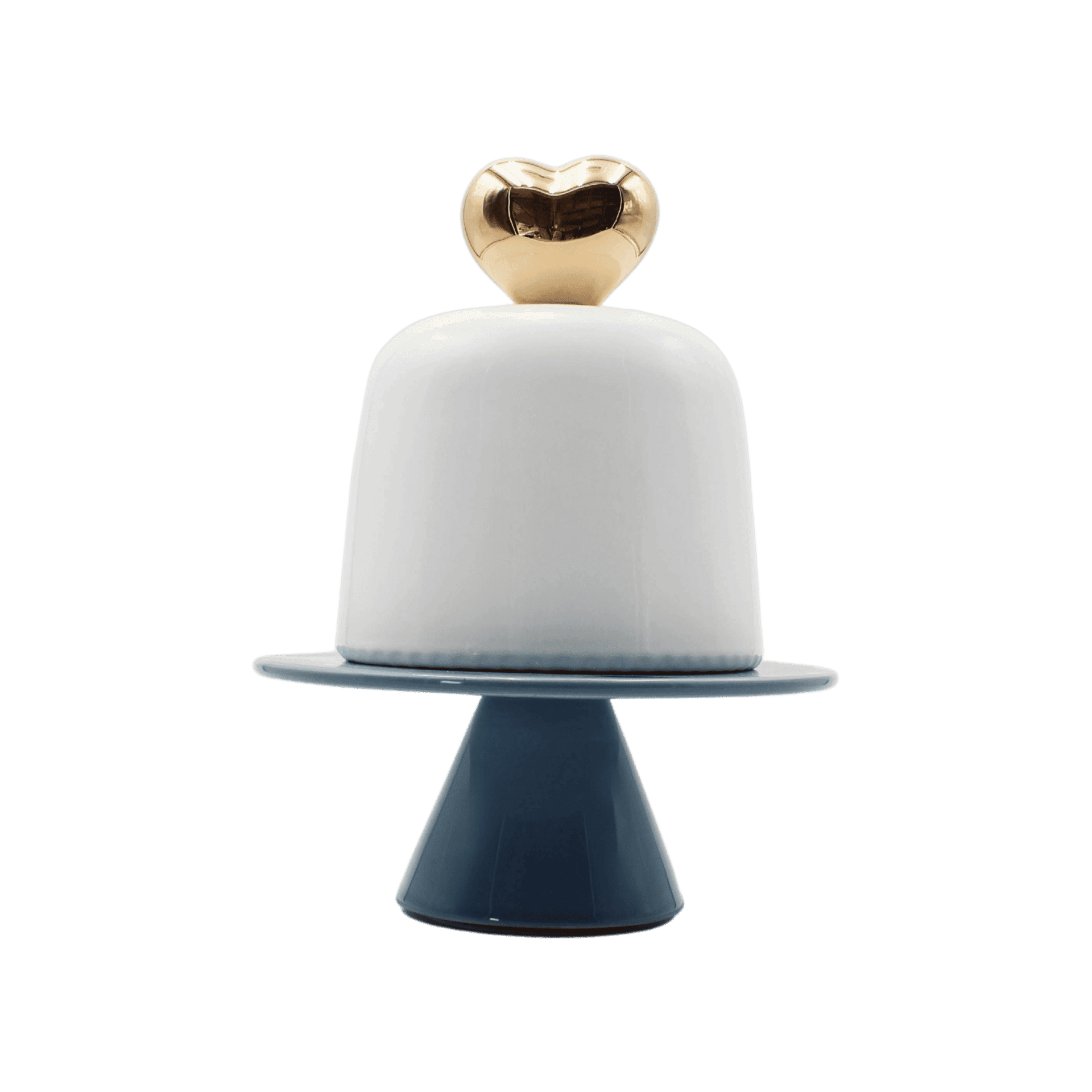Pedestal para Pastel Mr & Mrs Love Sugar Paper Blue
