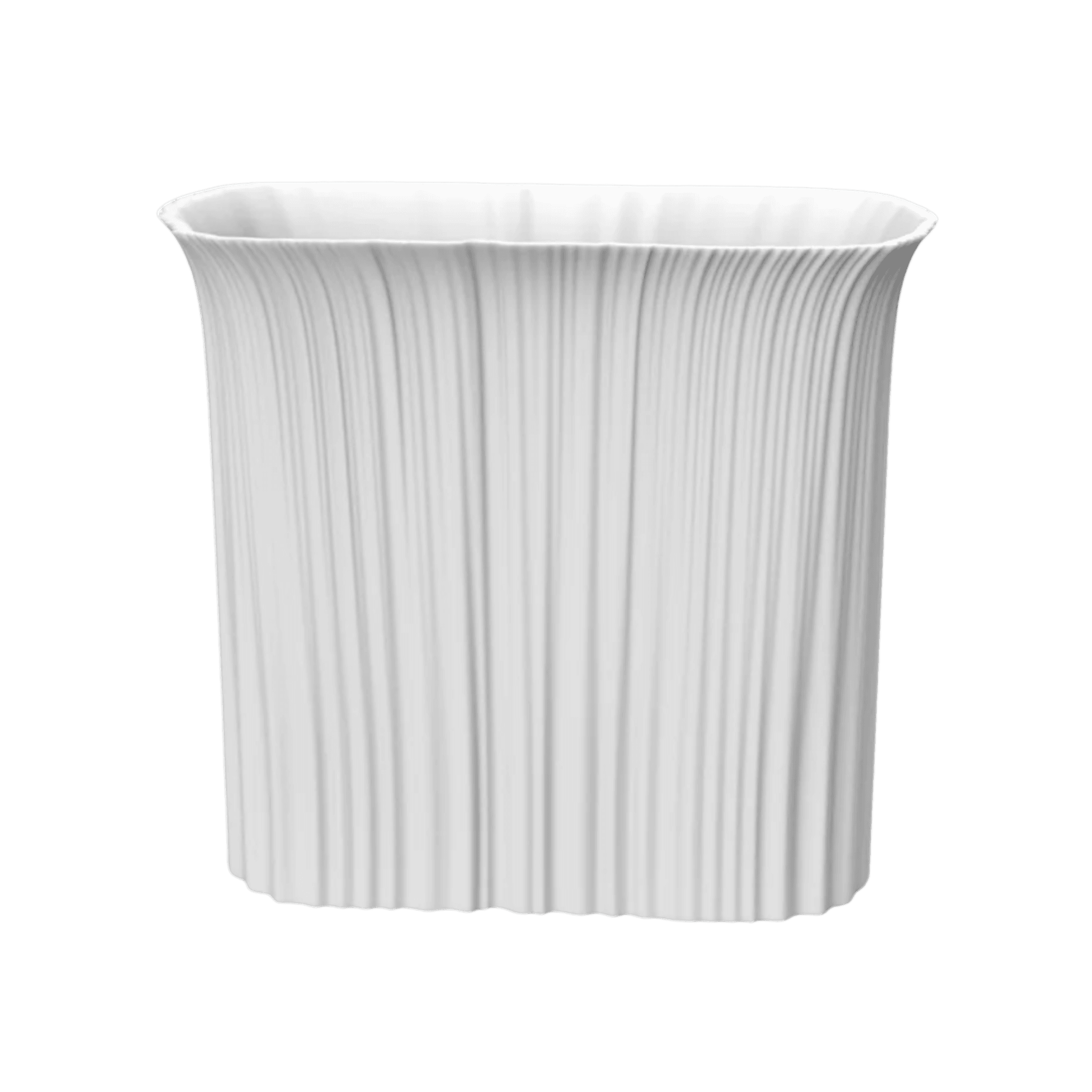 Jarron Igarape Porcelana Blanco