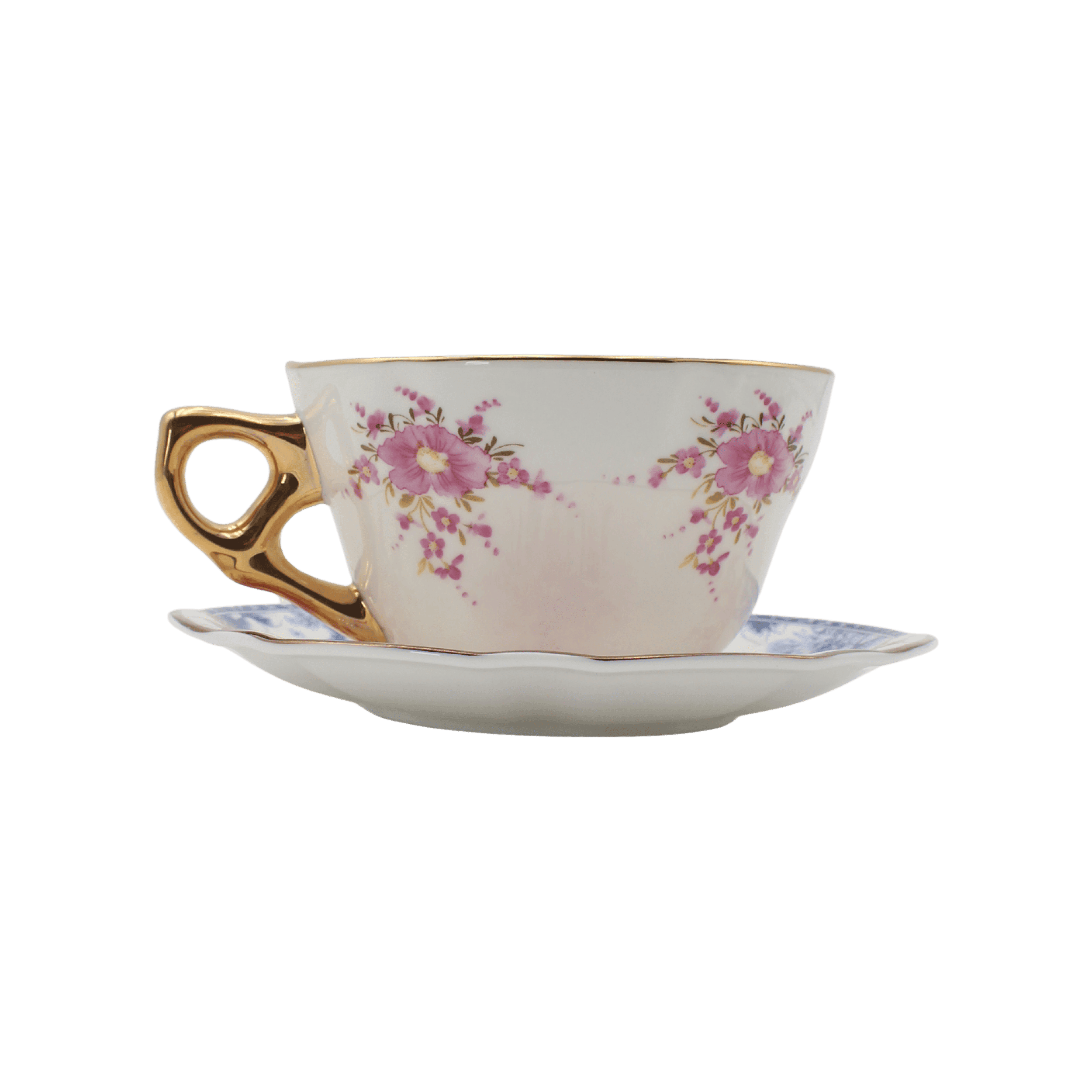 Taza para Te con Plato de Porcelana Hybrid Zenobia