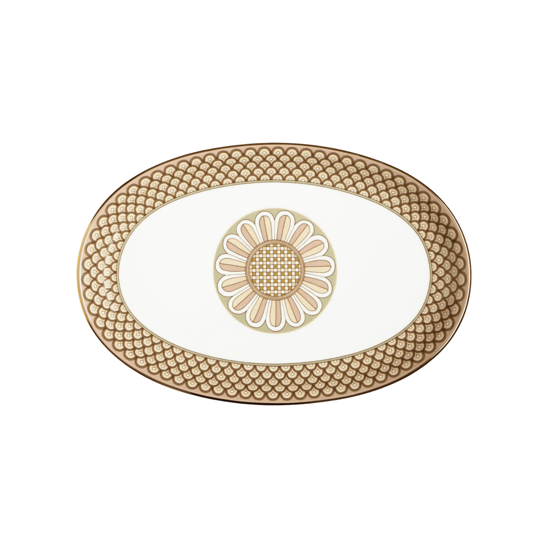 Plato Ovalado de Servicio Odysseus Pink