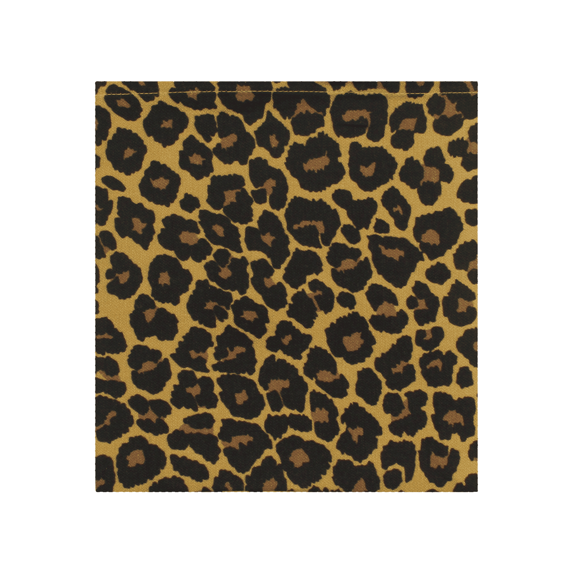 Set de 4 Servilletas Lino y Sateen Leopardo Natural