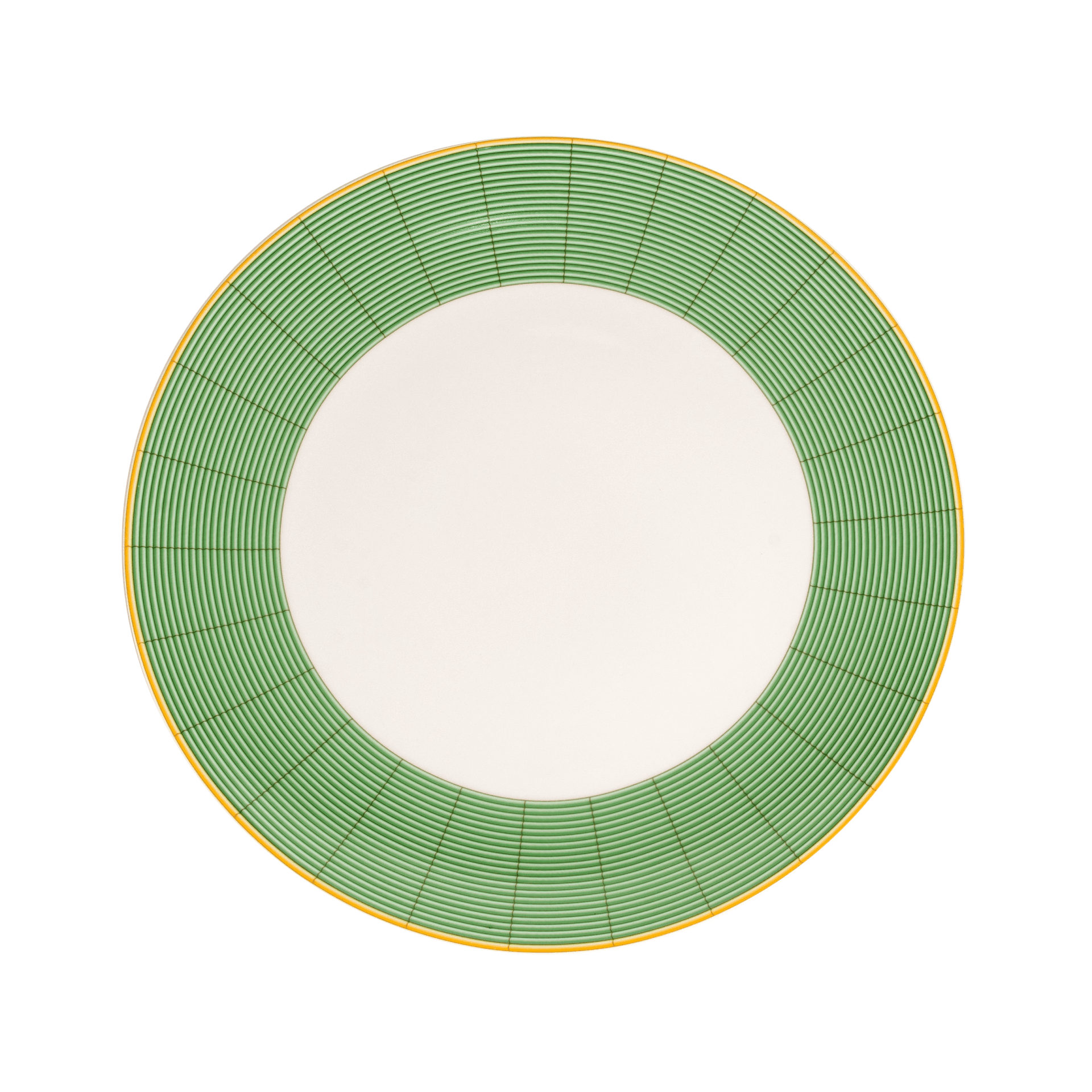 Bajo Plato Verde Jardin Indien