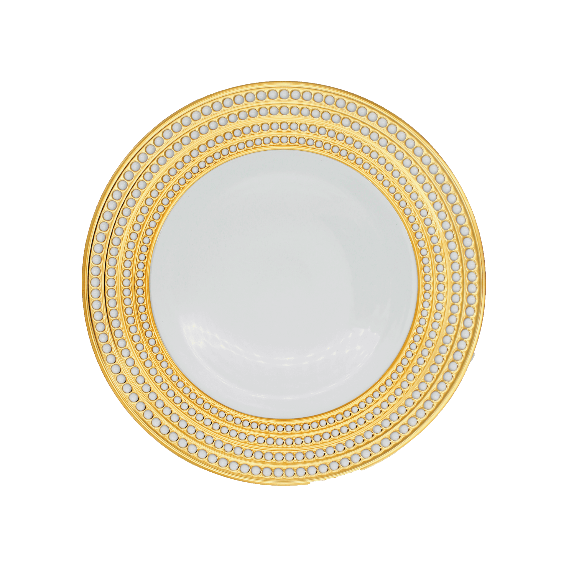 Plato Base Dorado Perlee