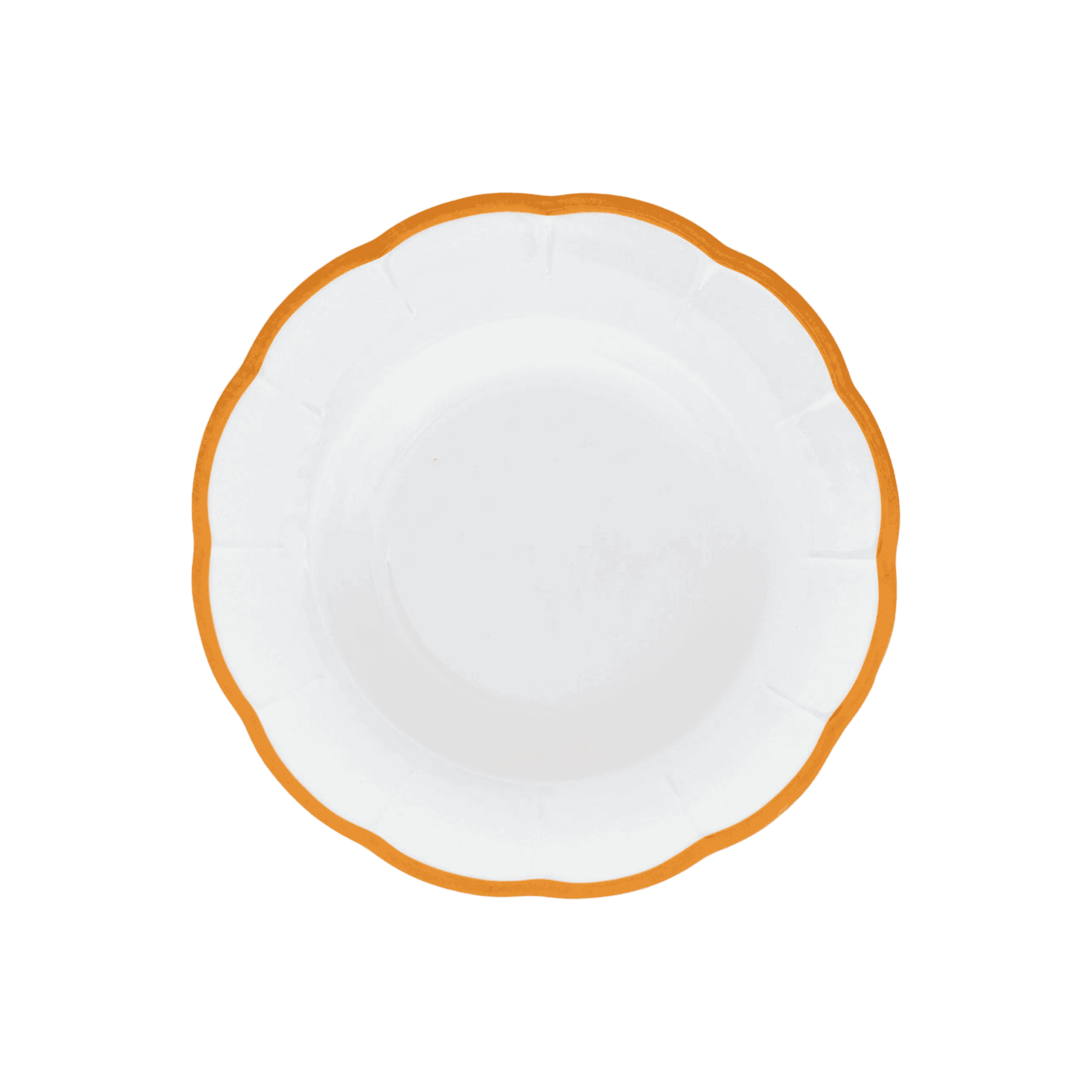 Plato para Sopa Yellow Rim
