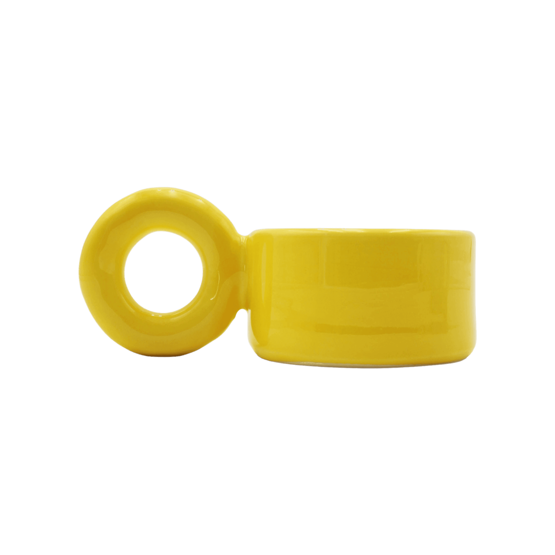 Taza Bigloop Yellow