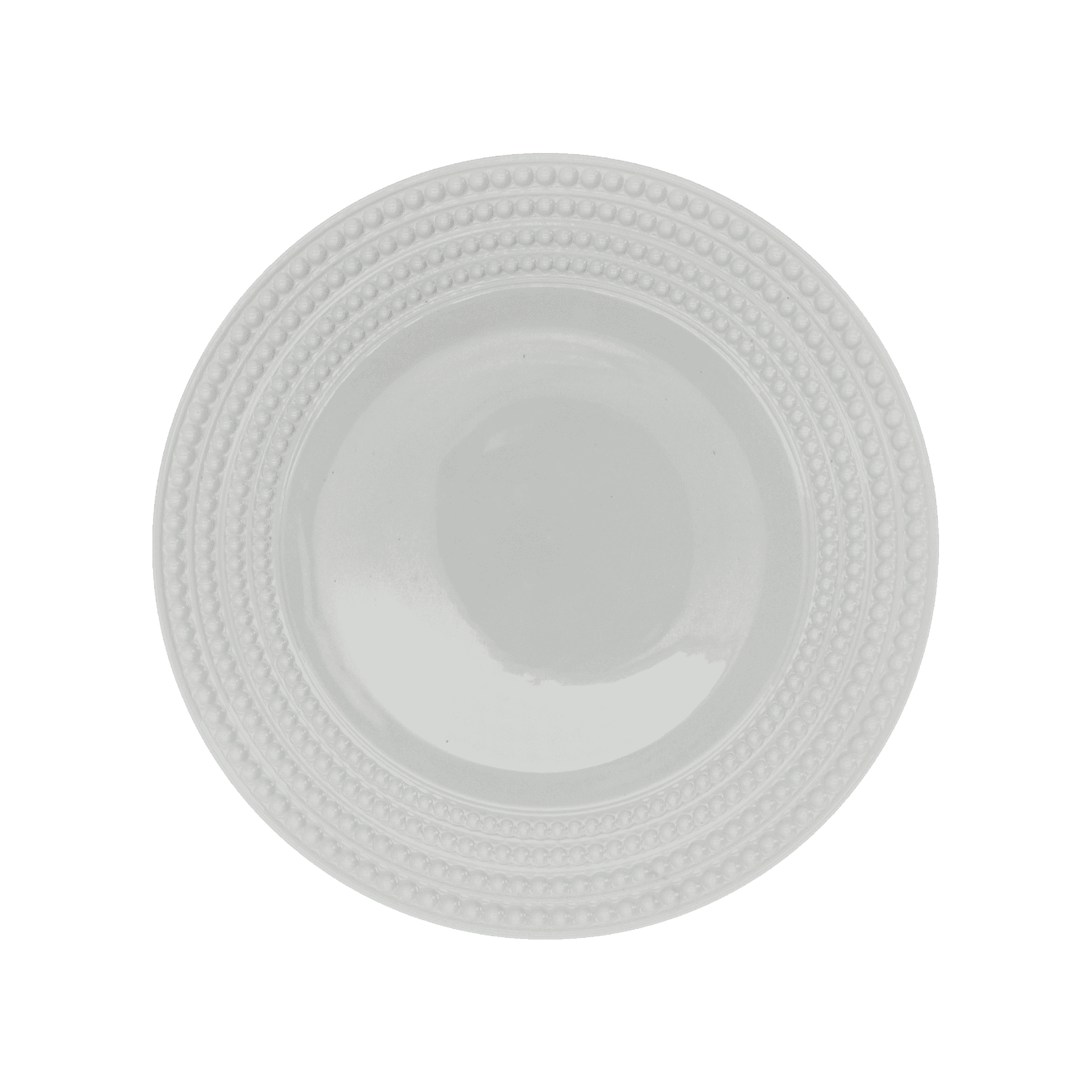 Plato Base Perlee Blanco