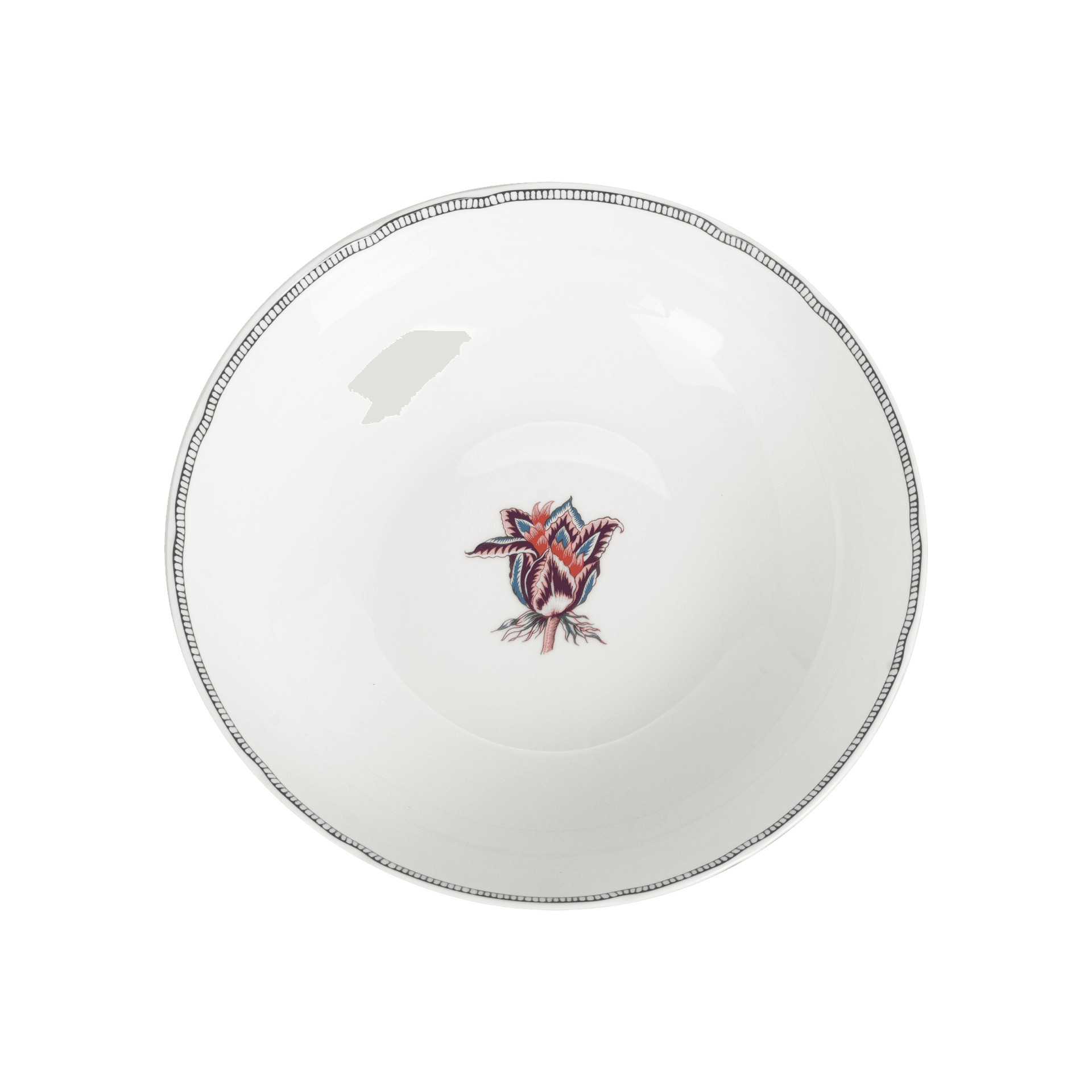 Bowl de Servicio Grande de Porcelana Braquenie