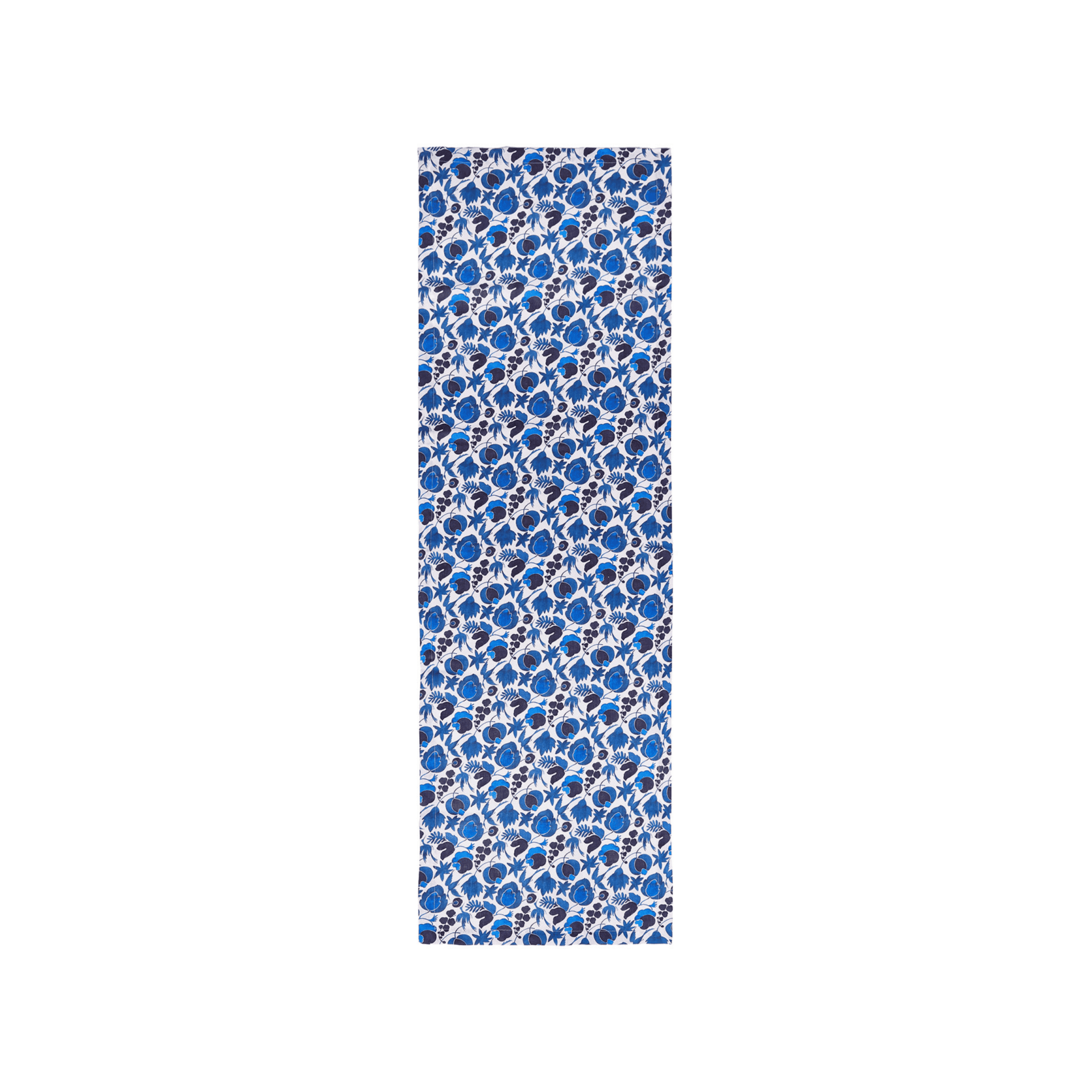 Camino de Mesa Wildbird Blu Lino