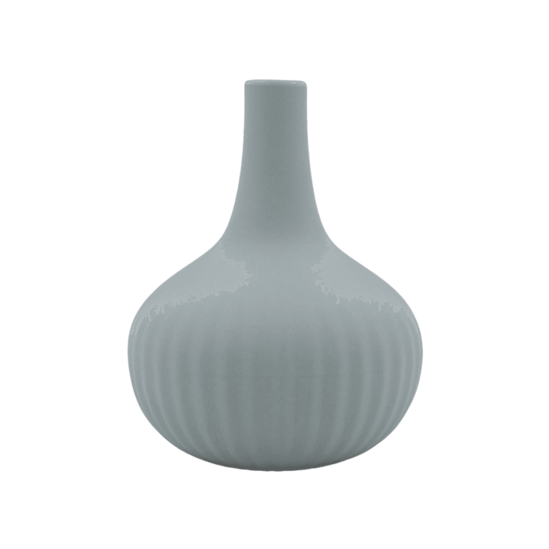 Florero Alice Onion Grey Blue