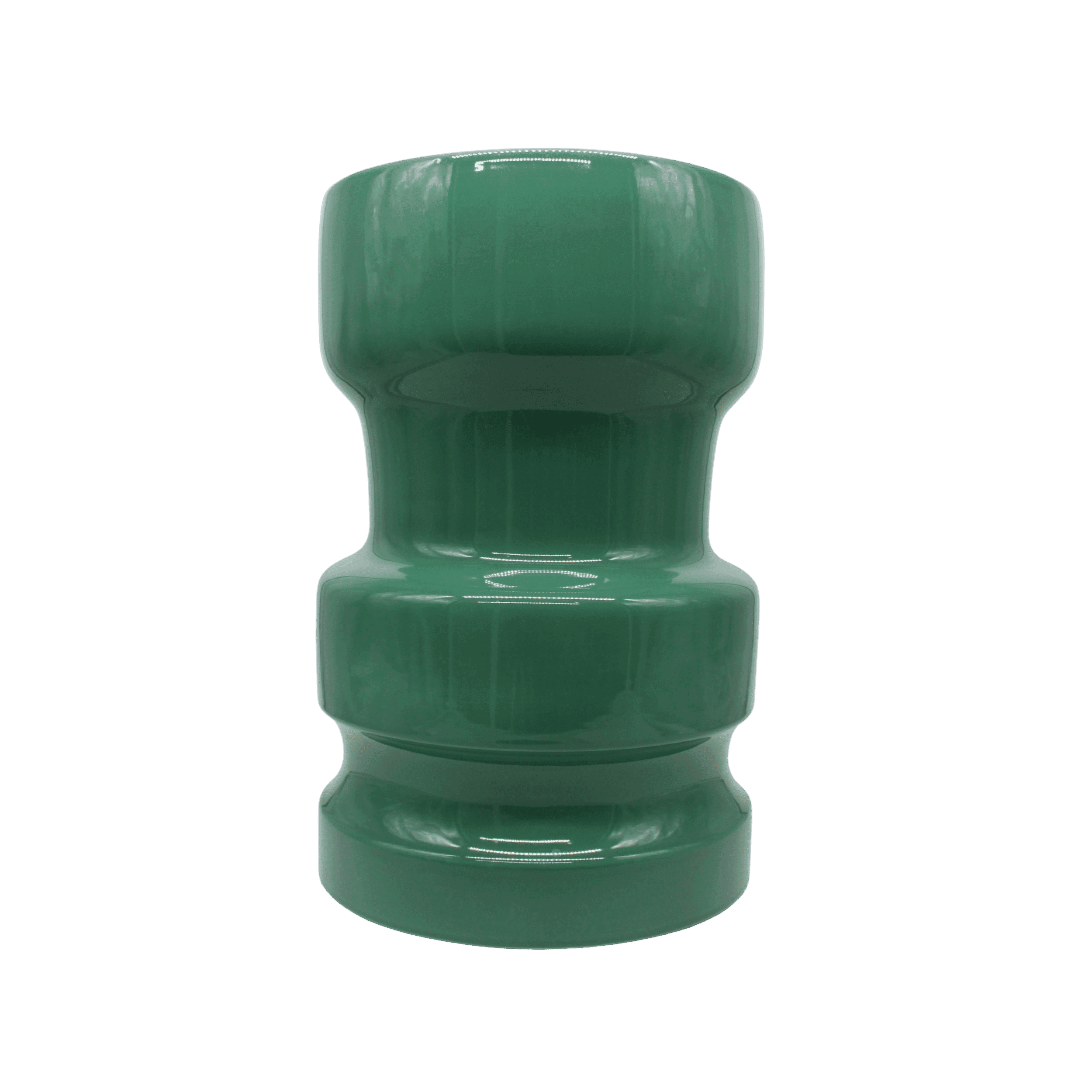 Jarron Shaped Wide Total Glossy Mint & Milk
