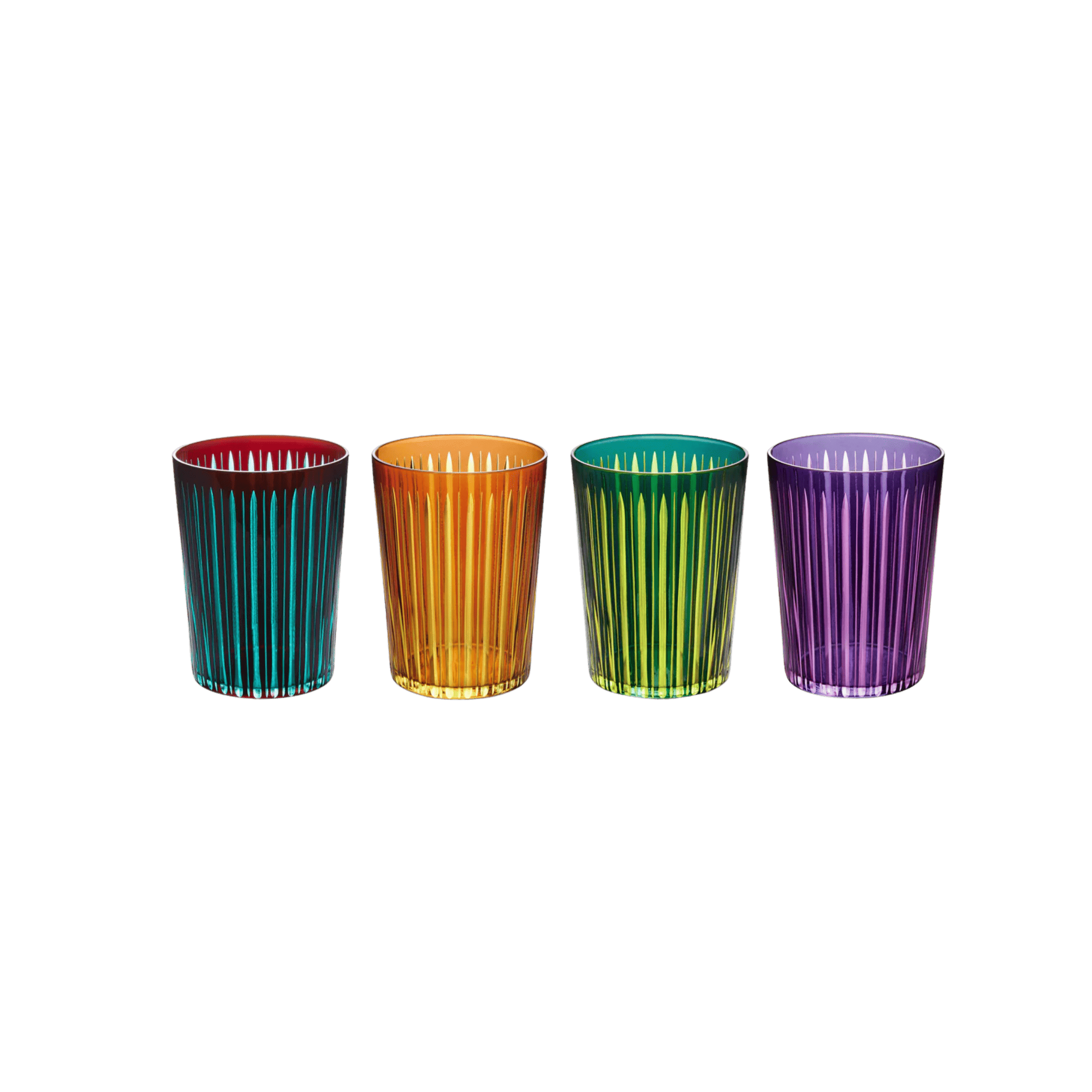 Set de 4 Vasos Prism Highball Assorted