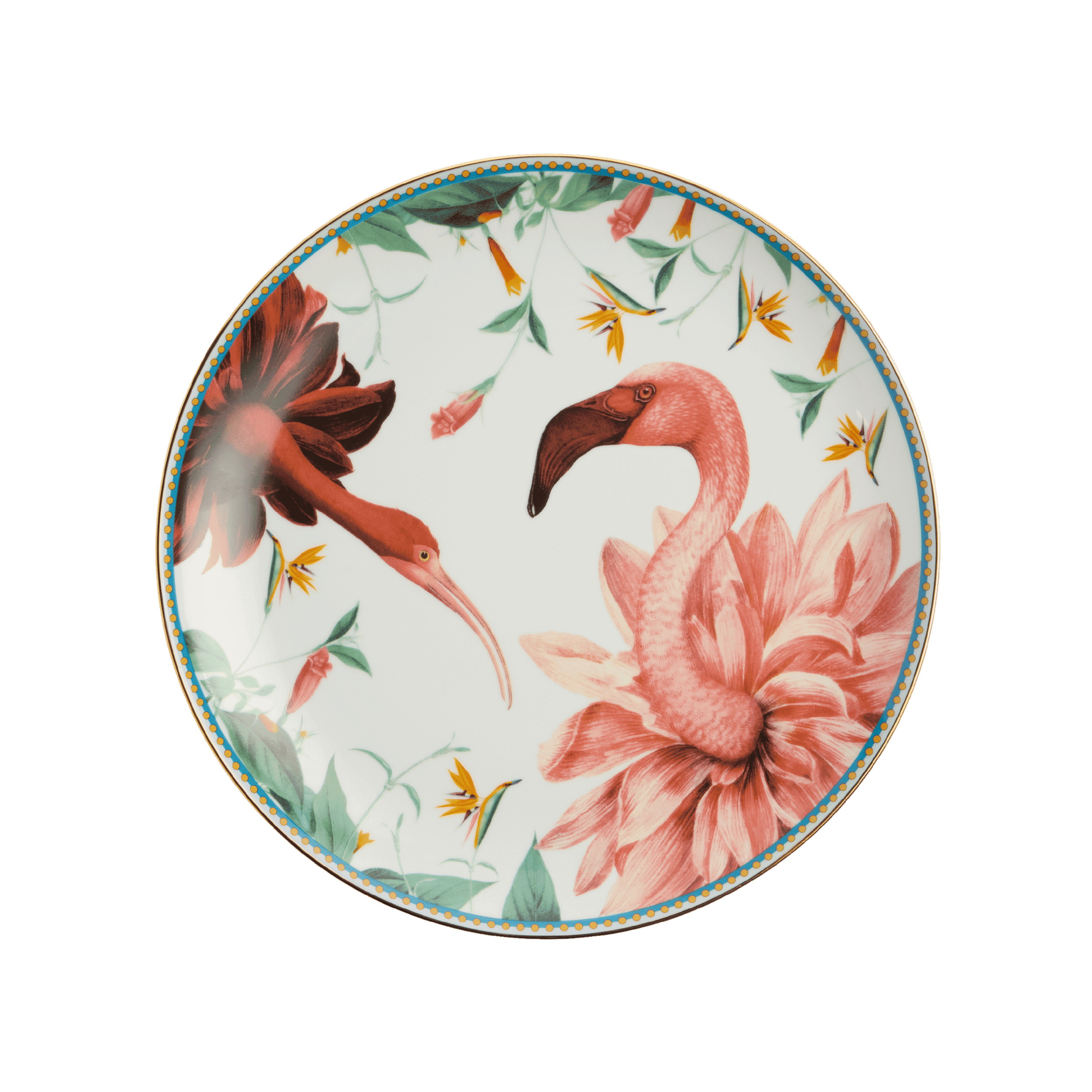 Plato de Porcelana Birdbloom Ivory
