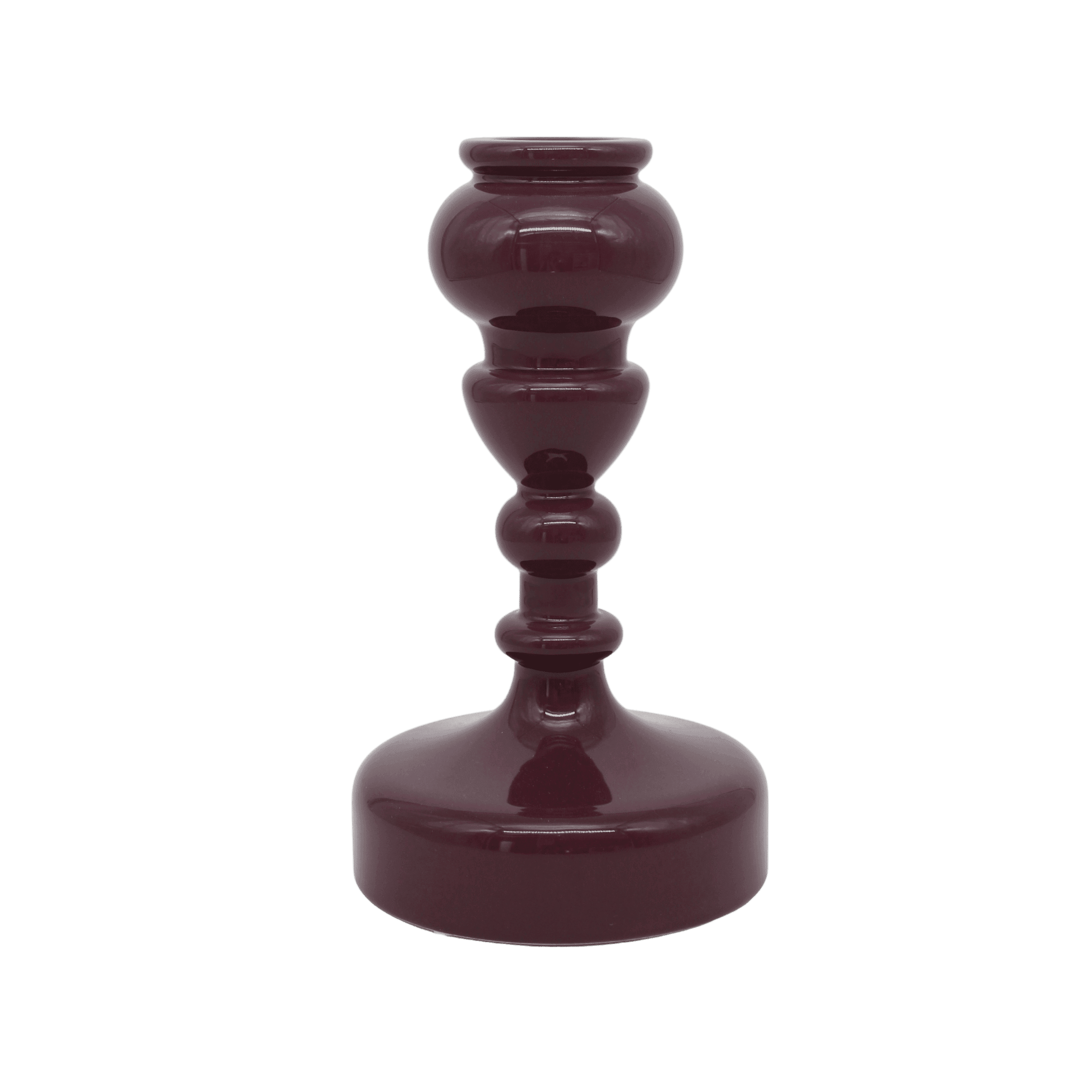 Candelabro Issima Waves Glossy Blueberry