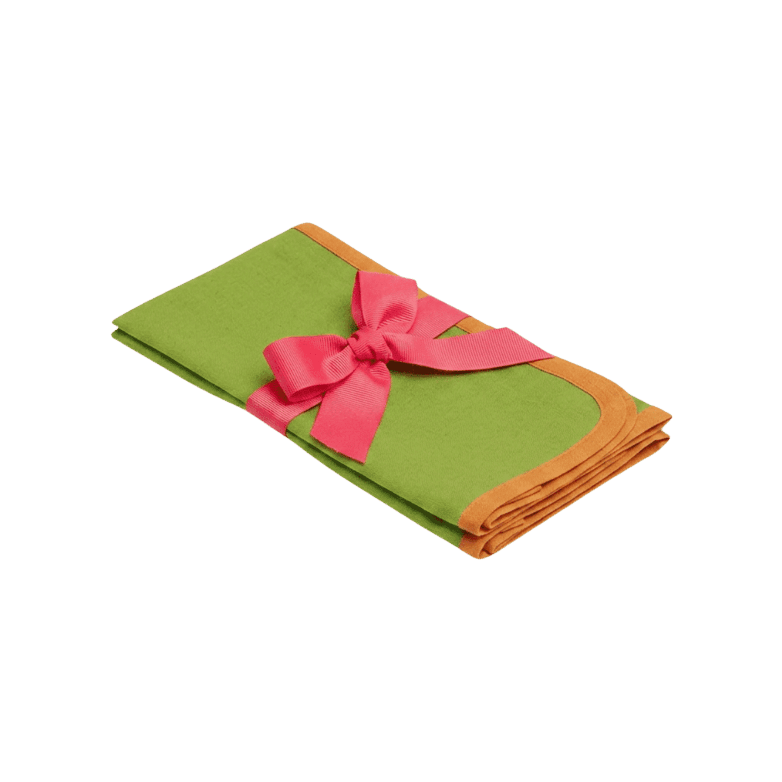 Set de 2 Servilletas Lino Rainbow Olivo