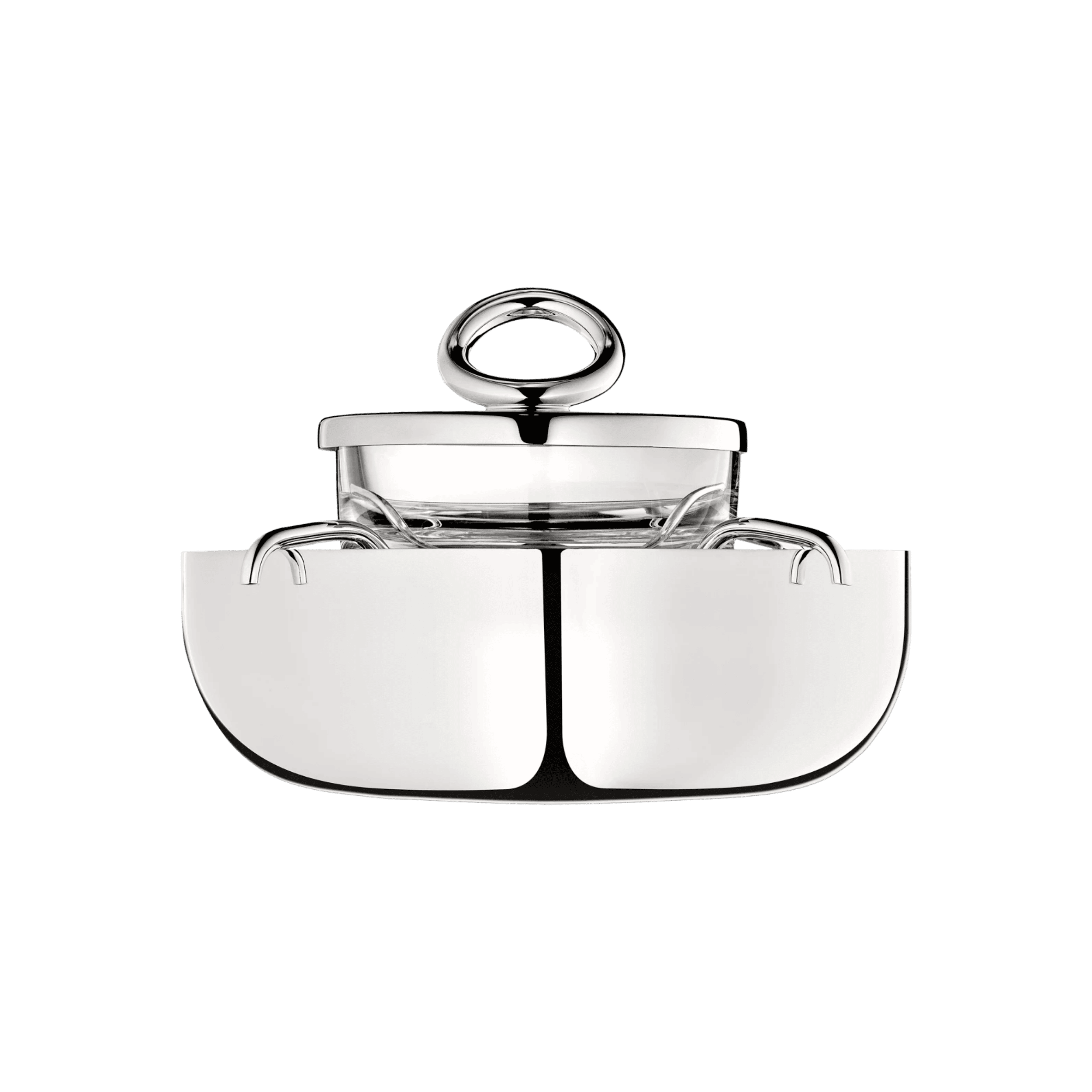 Set para Caviar Vertigo Pequeño Plateado