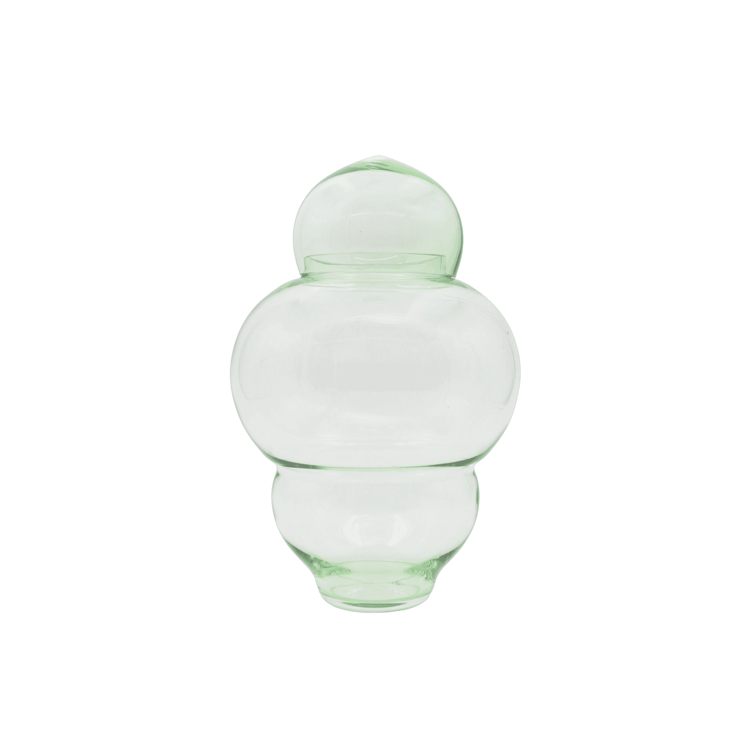 Florero Babushka Verde Glass L