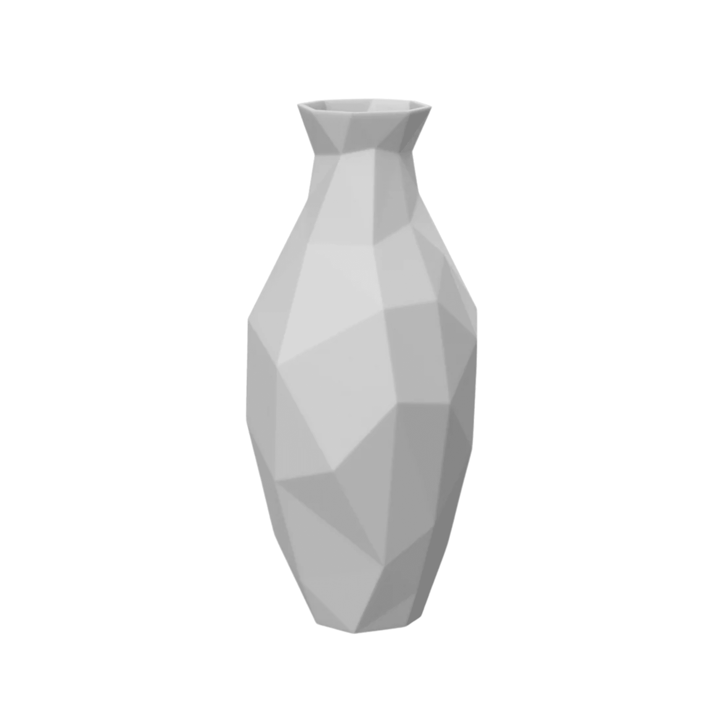 Jarron Edros Grande Porcelana Blanco
