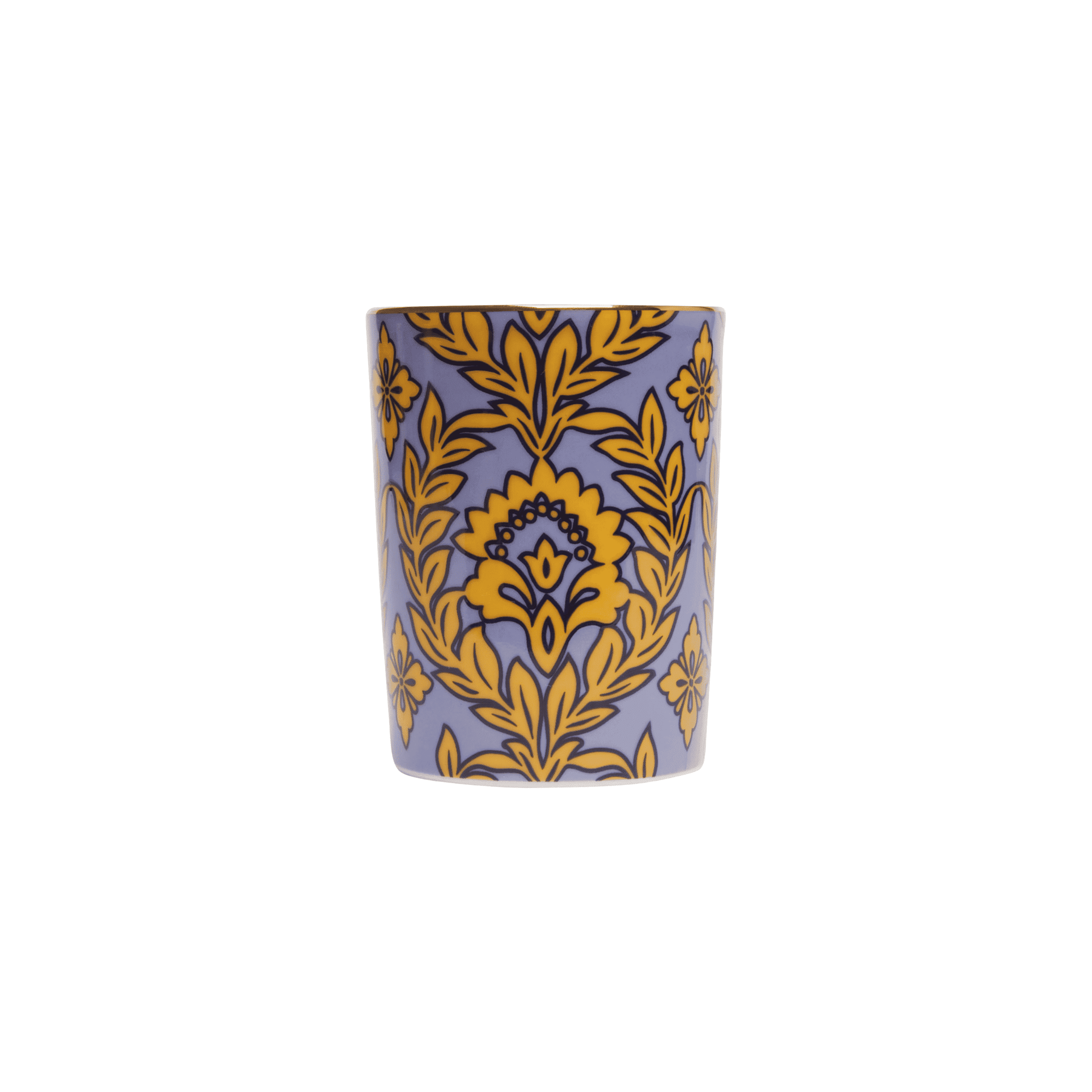 Vaso Decorativo de Porcelana Violet Garland