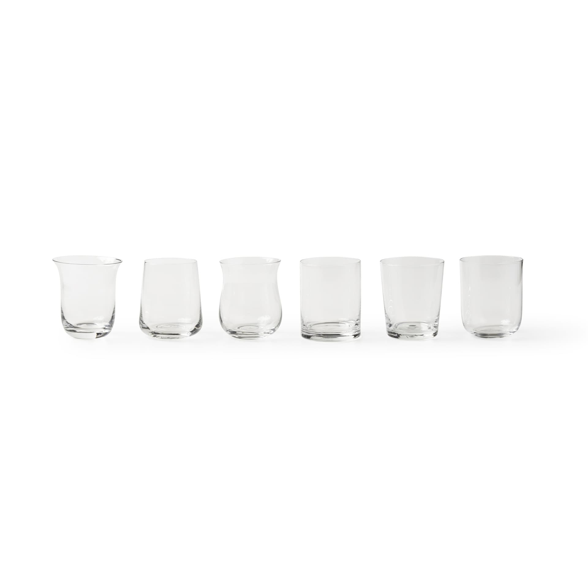 Set de 6 Vasos Tumbler Transparente Diverso