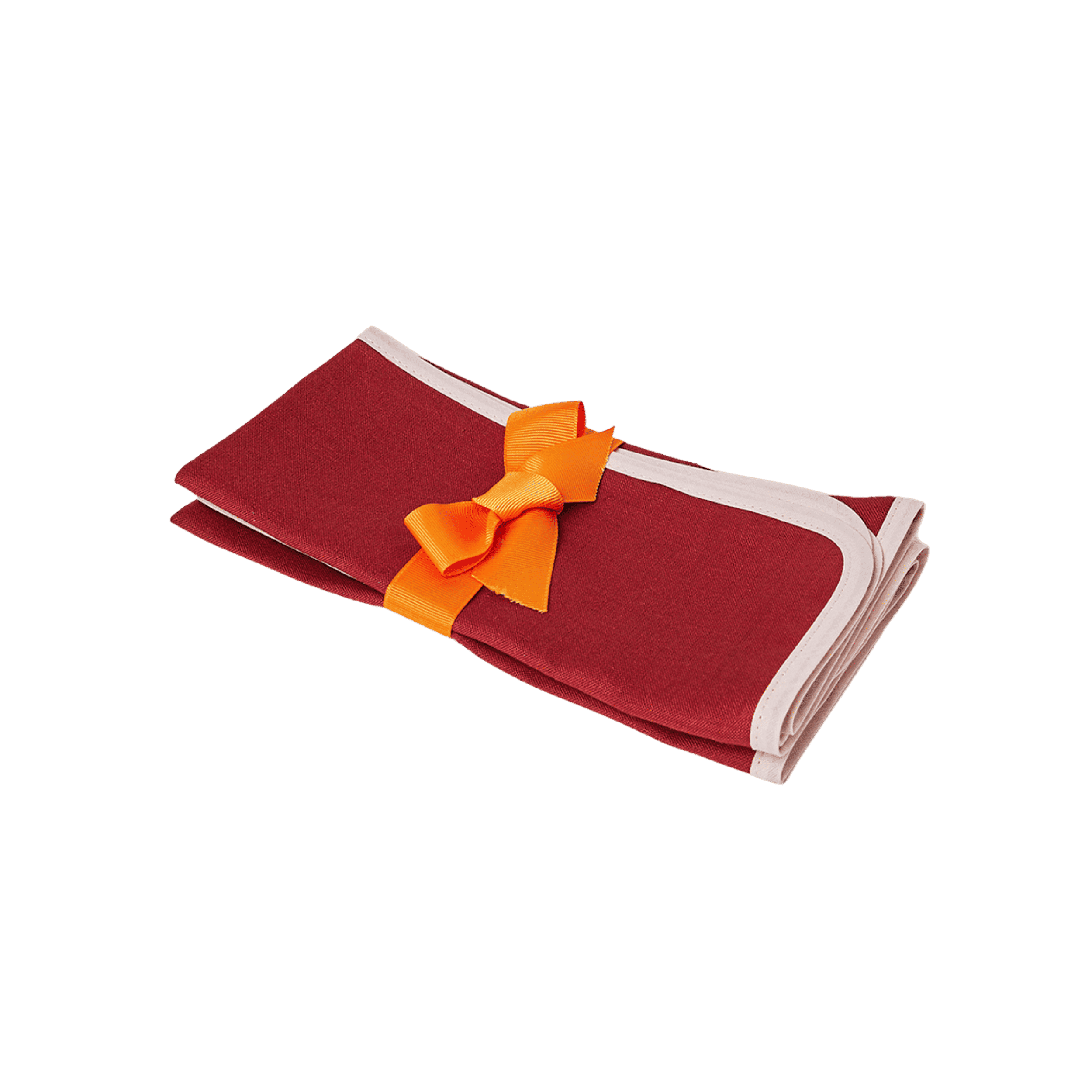 Set de 2 Servilletas Lino Rainbow Vino Bordeaux