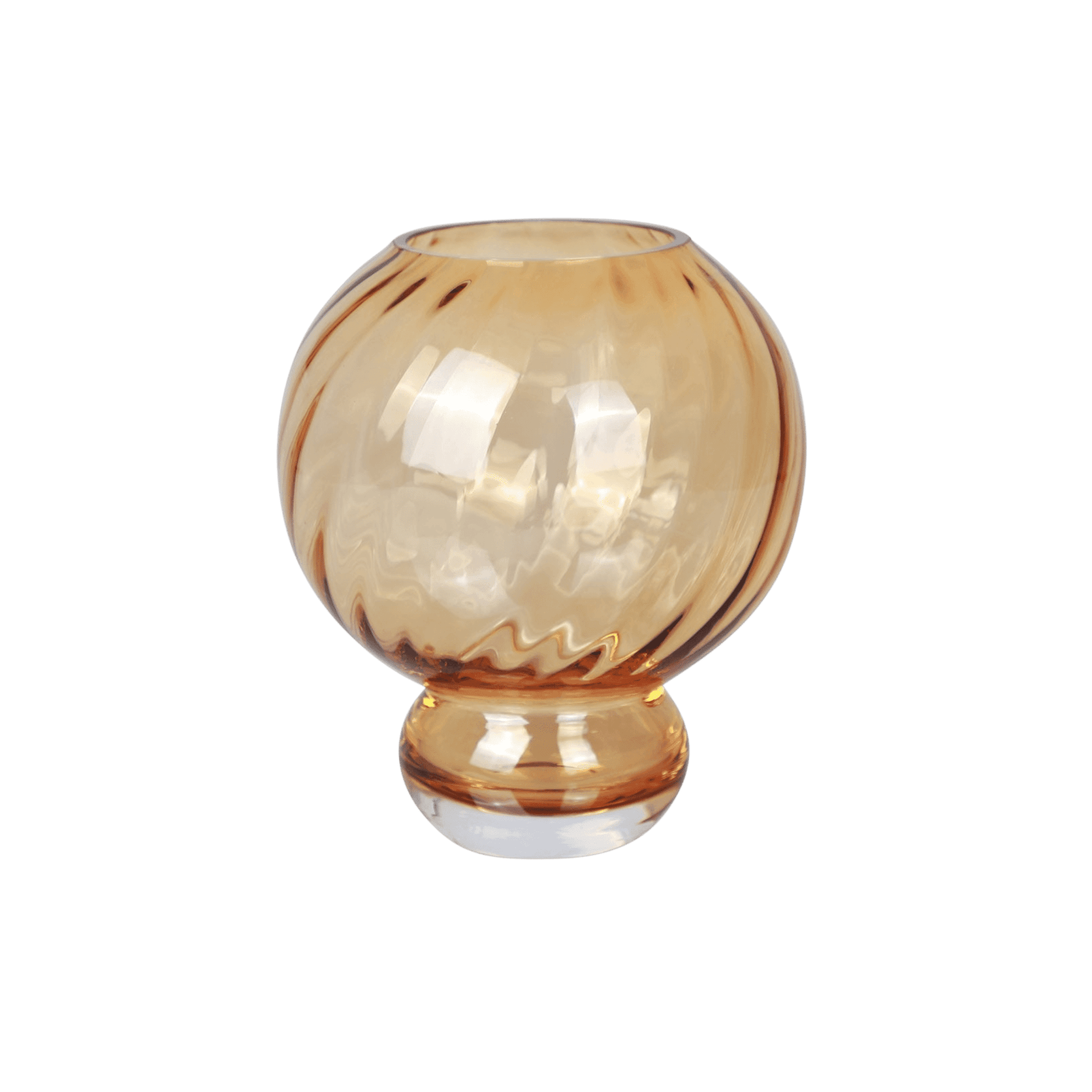 Jarron Swirl Meadow Mediano Ambar