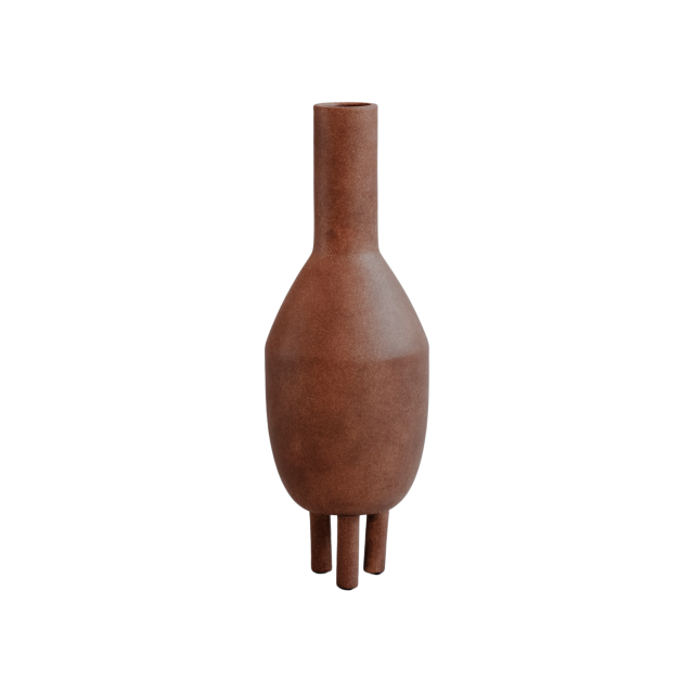 FLORERO DUCK TERRACOTA DELGADO GRANDE