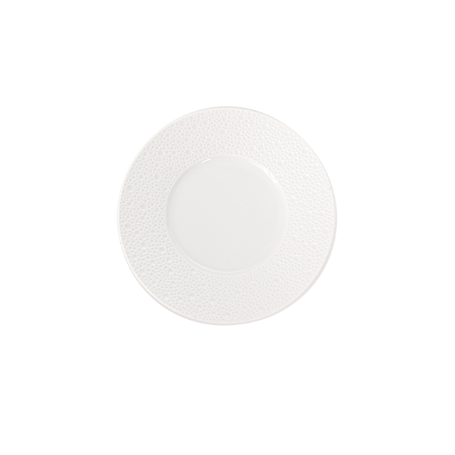 PLATO PARA PAN ECUME WHITE MATE RIM