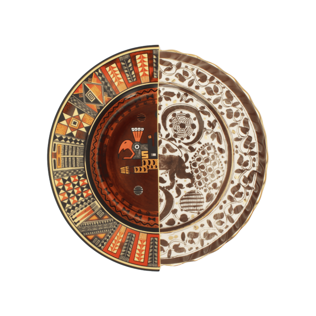 PLATO TRINCHE EN PORCELANA HYBRID MITLA
