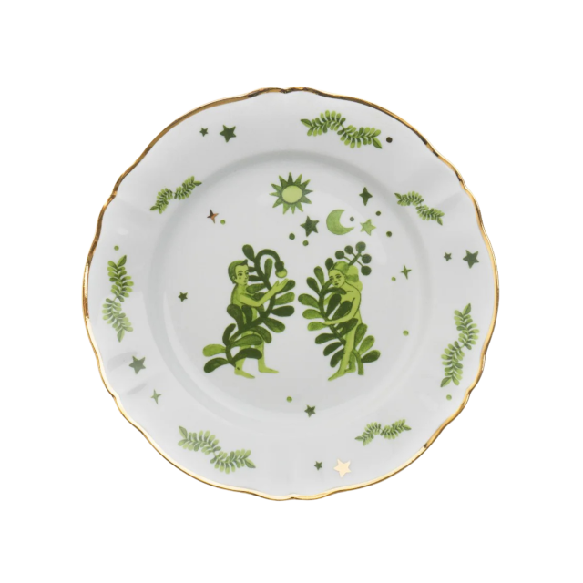 PLATO TRINCHE FLORAL DECAL