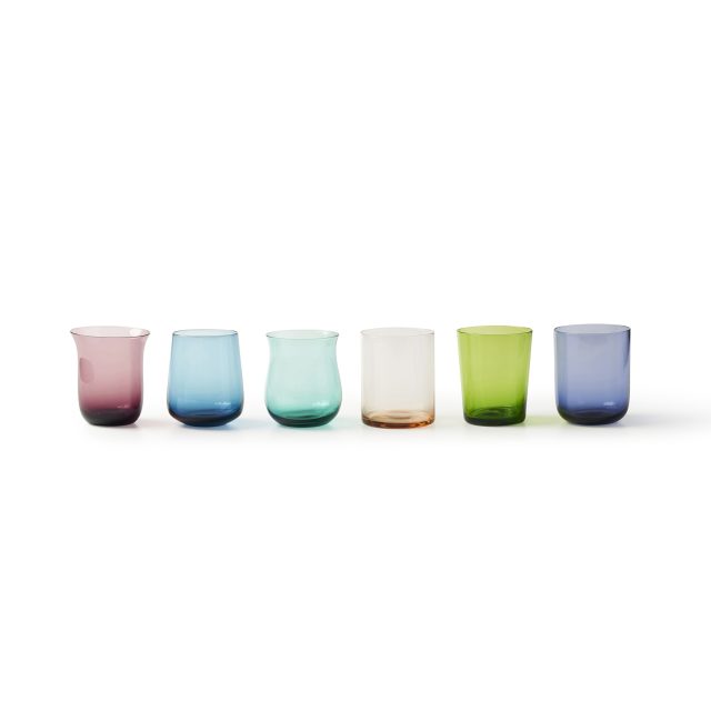 SET DE 6 VASOS TUMBLER COLORI ASSORTITI