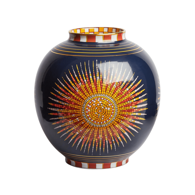 FLORERO DE PORCELANA BUBBLE SUNRAYS XL