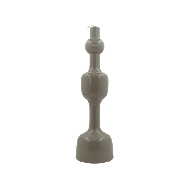 CANDELABRO ISSIMA 1 GLOSSY WARM GREY