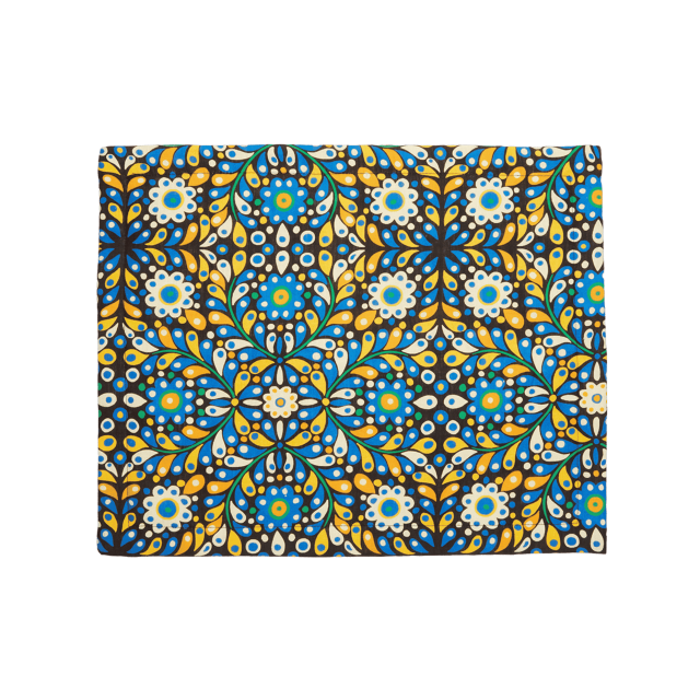 SET DE 2 MANTELES DE LINO 35 X 45 CONFETTI AZUL
