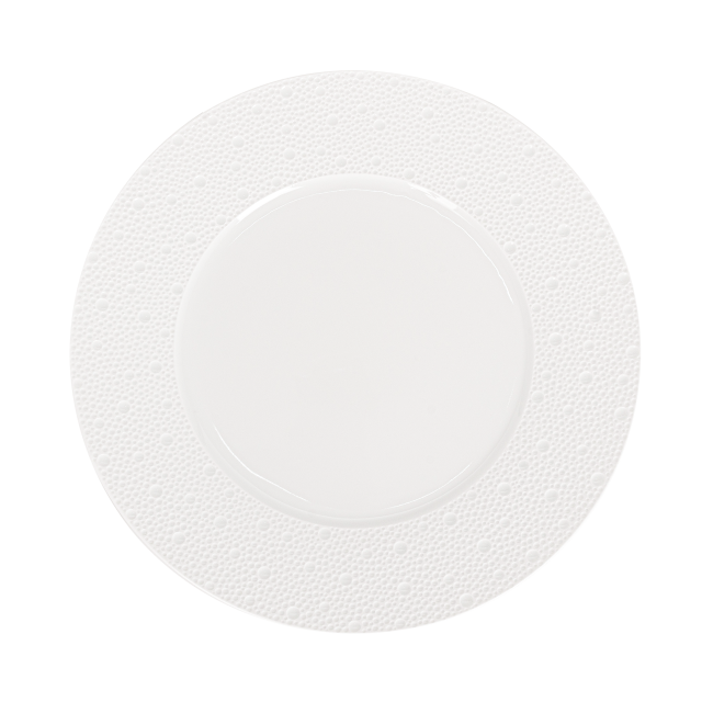 PLATO TRINCHE ECUME WHITE MATE RIM