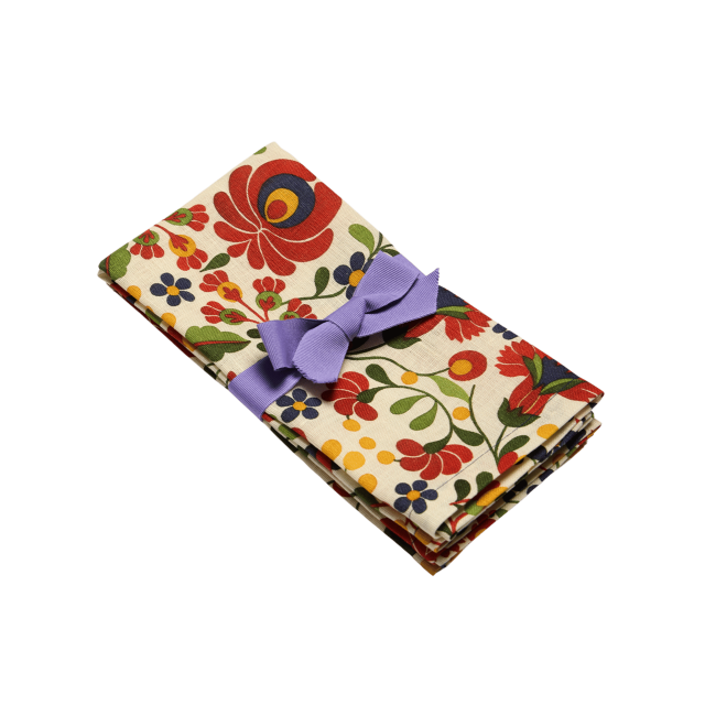 SET DE 2 SERVILLETAS WINDFLOWER DE LINO (50X50)