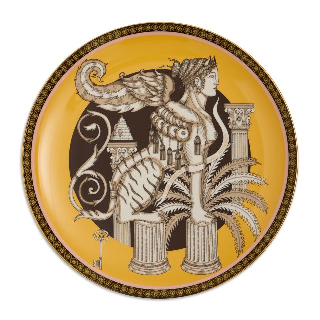PLATO DECORATIVO DE PORCELANA THE SPHYNX