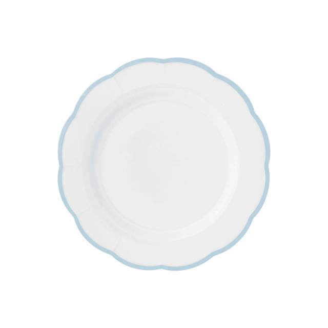 PLATO TRINCHE LIGHT BLU RIM
