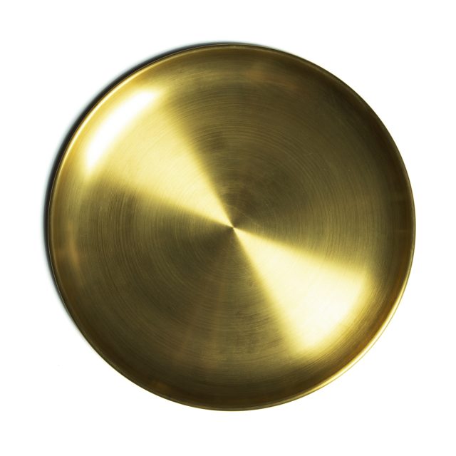 BAJO PLATO DORADO