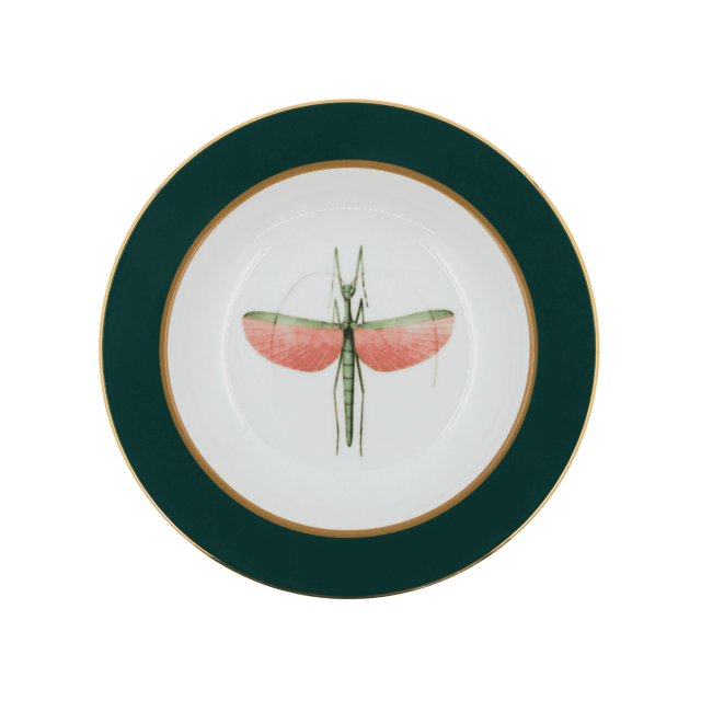 SET DE 2 PLATOS PARA SOPA DE PORCELANA LIBELLULA
