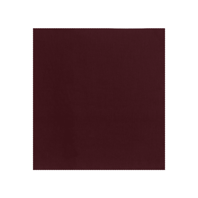 SET DE 4 SERVILLETAS LINO Y SATEEN VINO