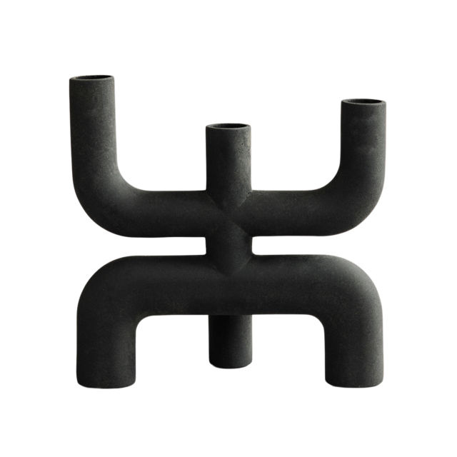 CANDELABRO COBRA NEGRO