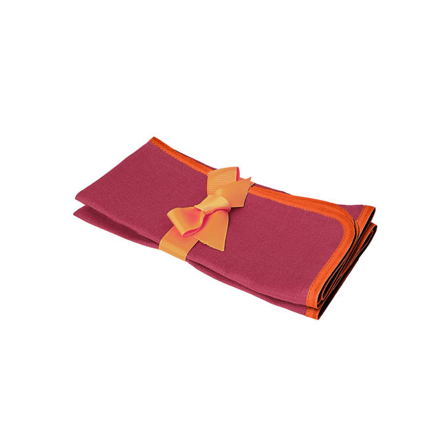 SET DE 2 SERVILLETAS LINO RAINBOW RASPBERRY (45X45CM)
